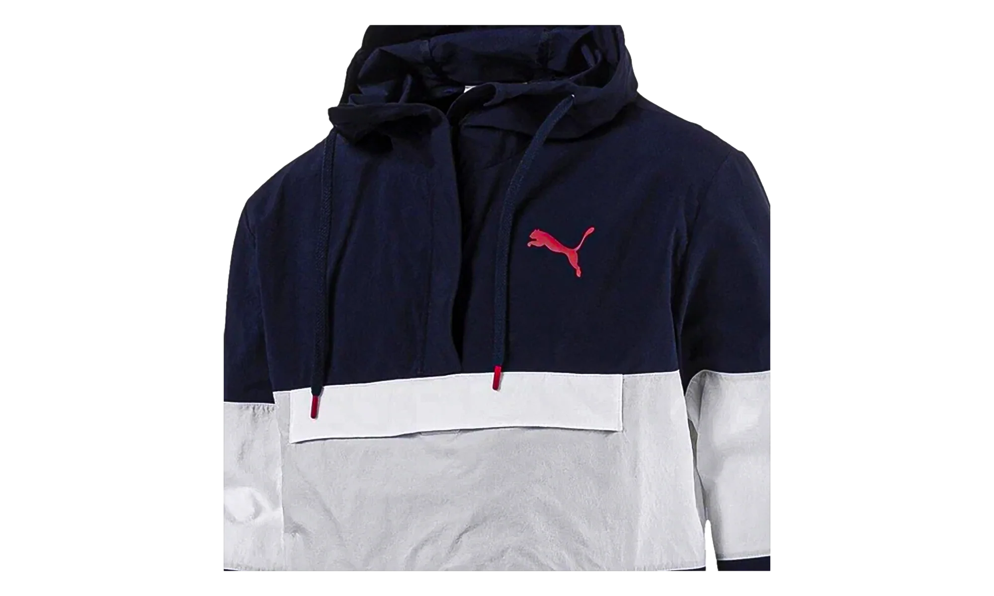 1/2 Zip Windbreaker "Blue" 851643 06 - Image 2
