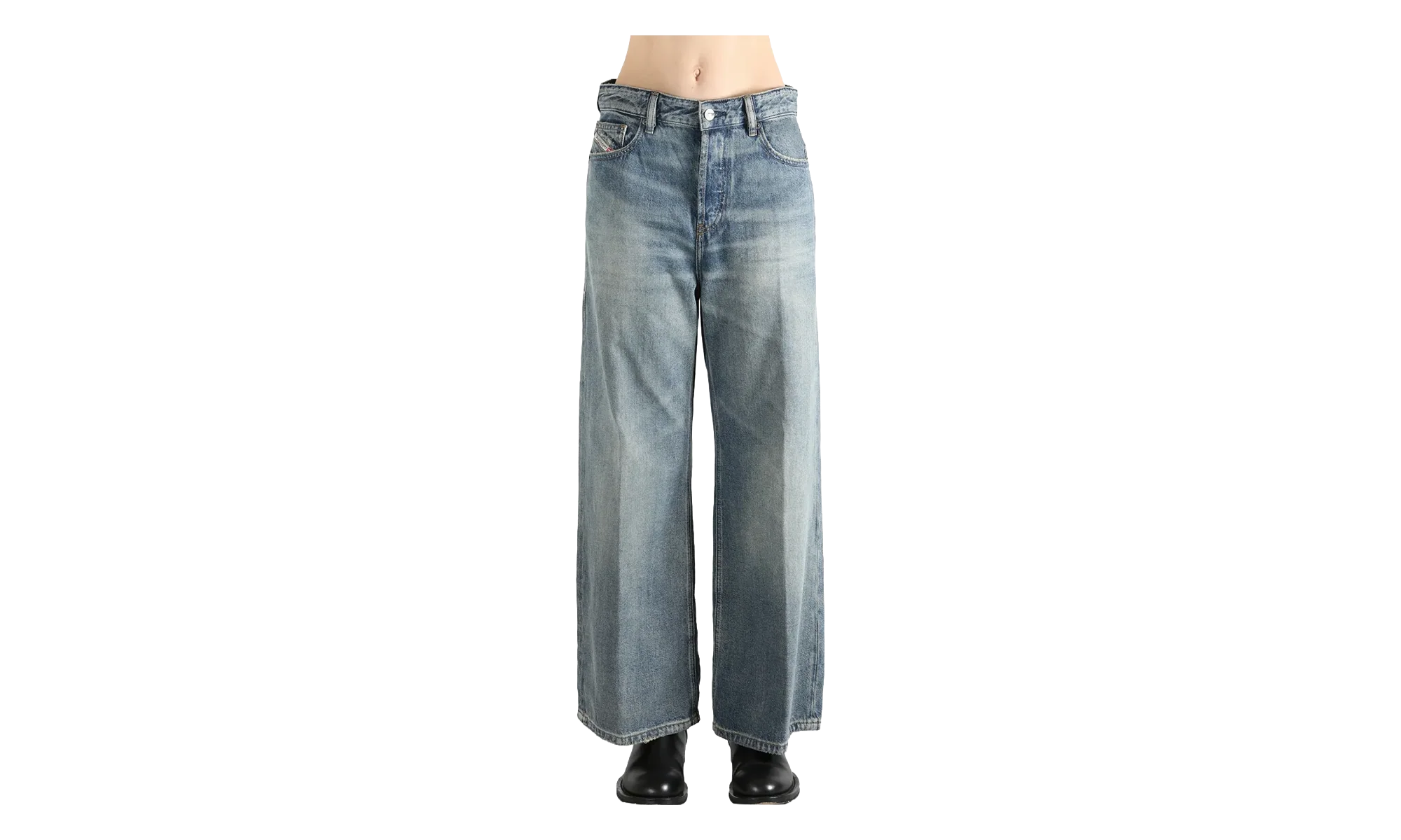 1996 D-Sire L.28 Trousers WMNS "Denim" A13495 0BEBL 01 - Image 2