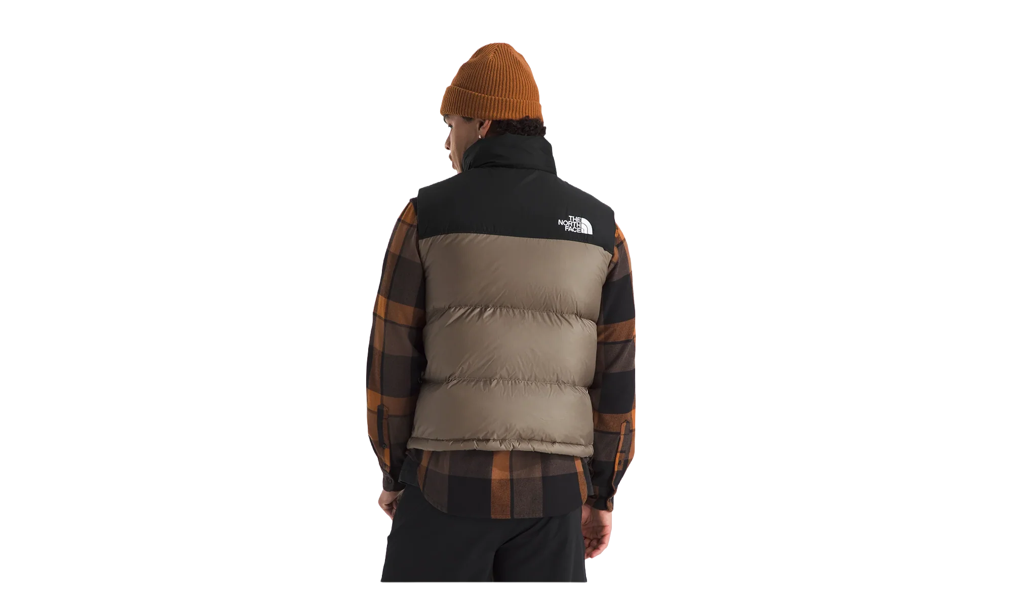 1996 Retro Nuptse Jacket "Mocha Brown / TNF Black" NF0A3JQQDHL - Image 2
