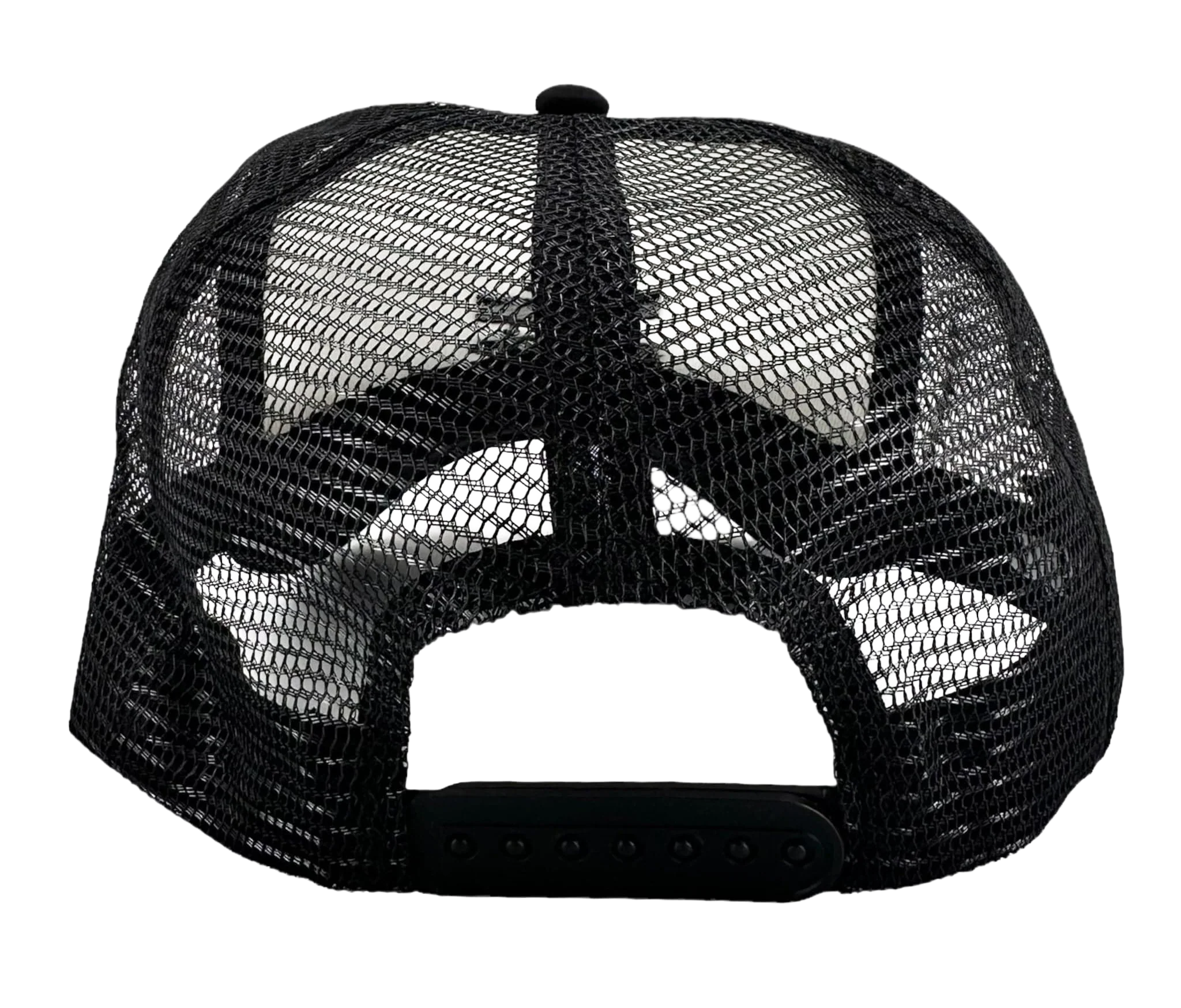 3D Logo Trucker Hat "Black / White" SMA32 1BW - Image 2