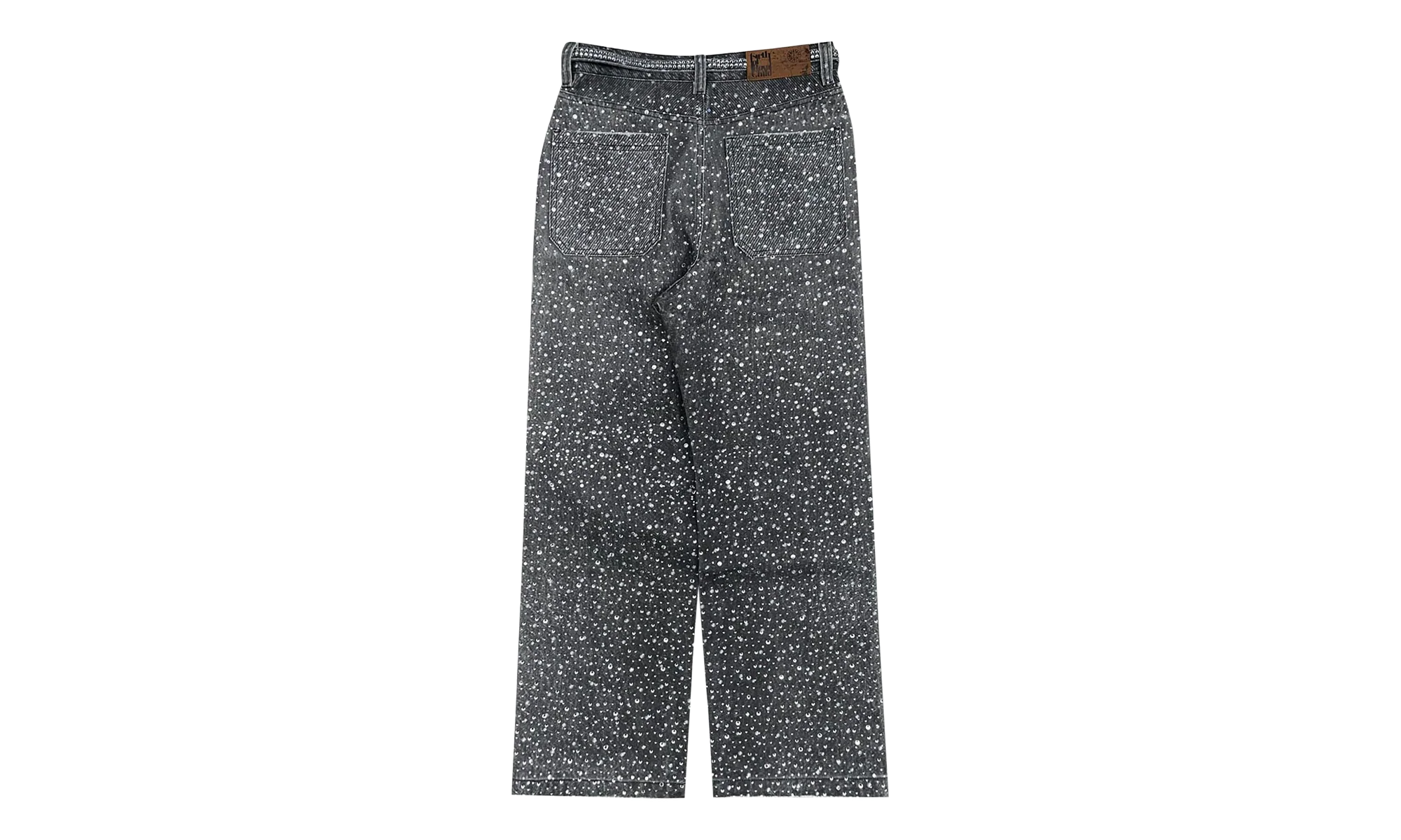 3D Printed Washed Swarovski Diamond Jean "Black" BC24SSPT06 BLAC - Image 2