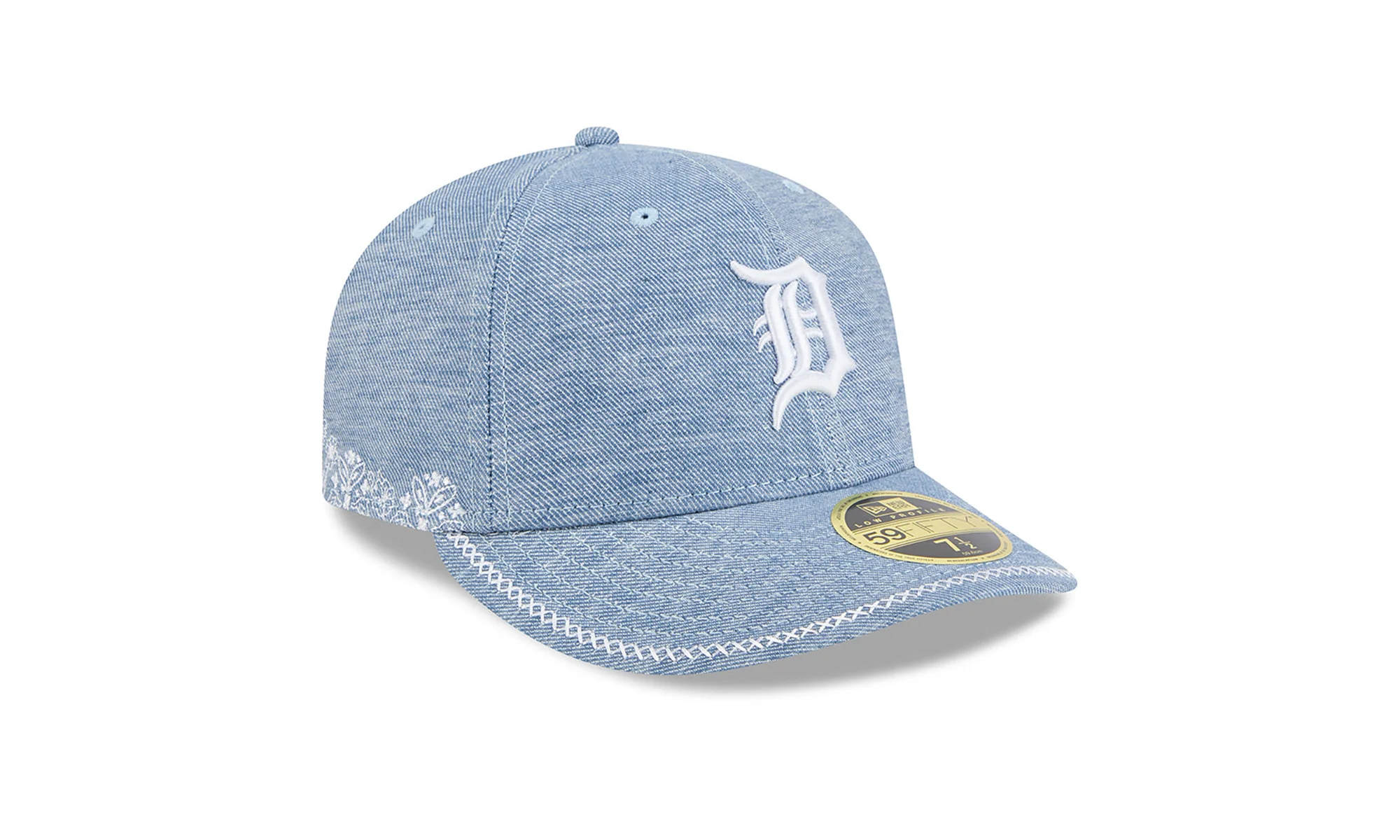 5950 Low Pro Hand Stitched "Detroit Tigers - Chambray" 60668418 - Image 2