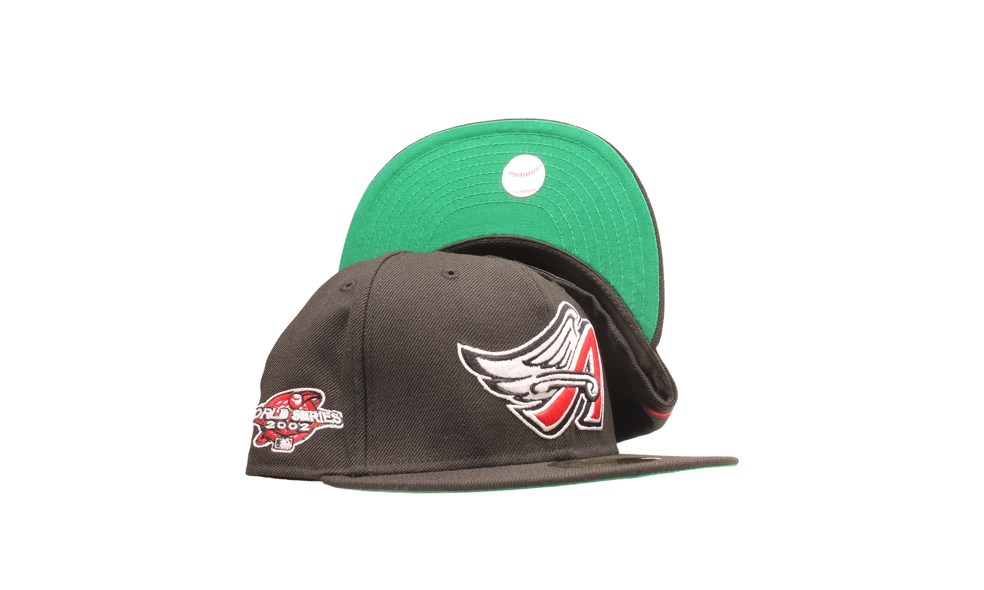 59Fifty MLB Anaheim Angels 2002 World Series Fitted Hat "Black" 70631996 - Image 2