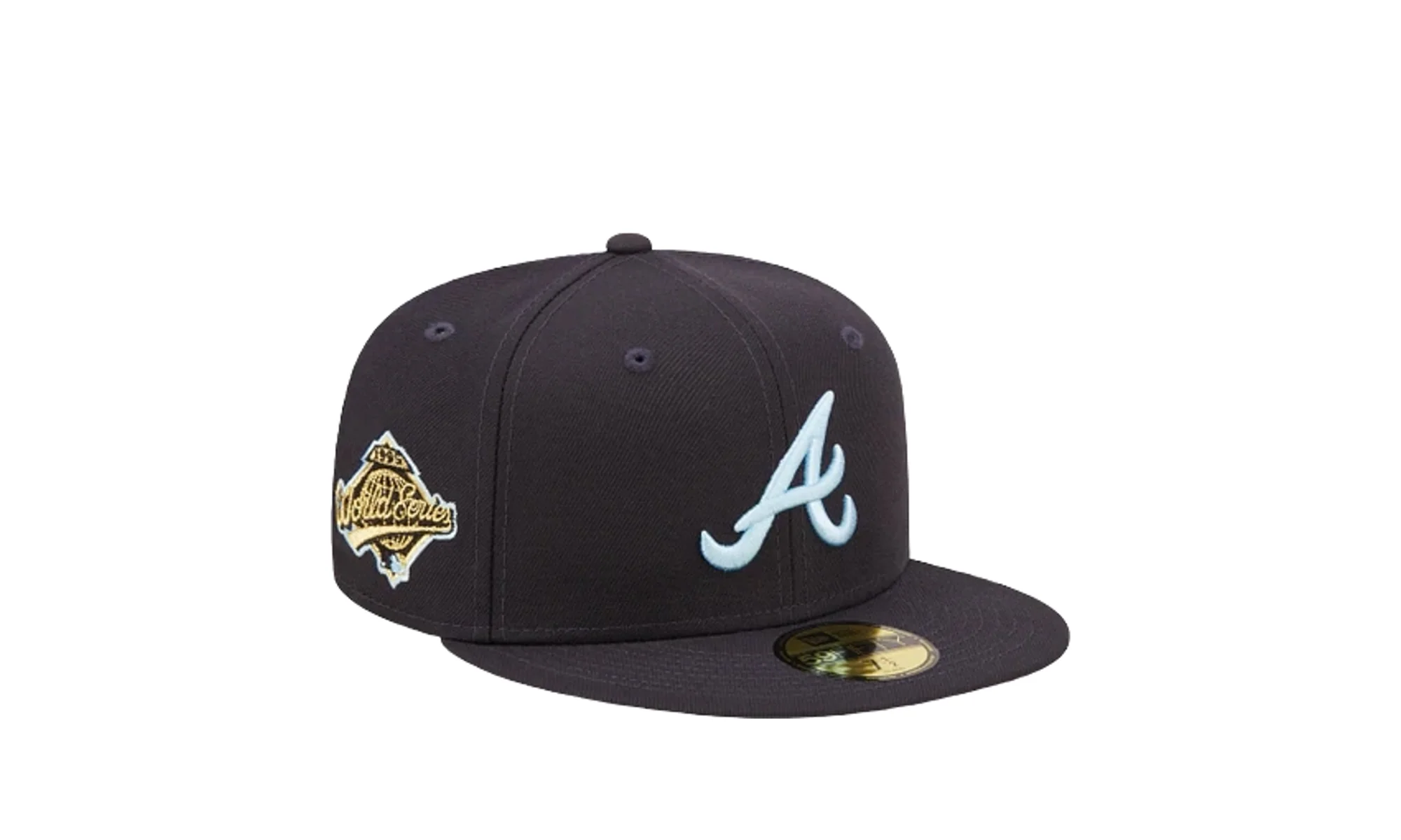 59Fifty MLB Atlanta Braves Cloud Under Fitted Hat "Navy" 60243787 - Image 2