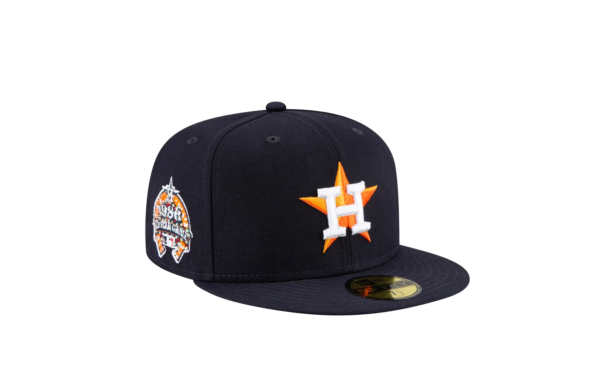 59Fifty MLB Houston Astros Icy ASG Patch Fitted Hat "Navy" 60180909 - Image 2