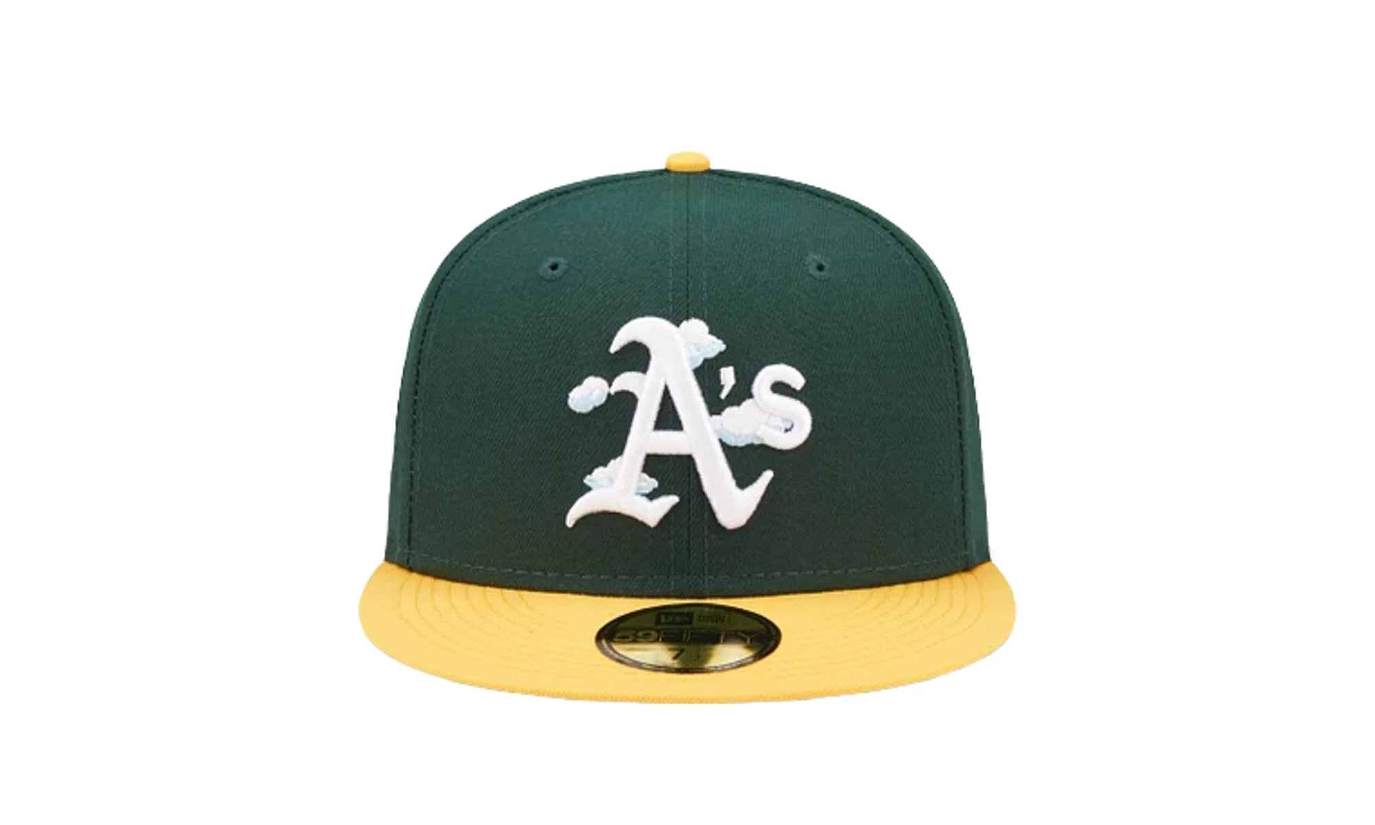 59Fifty MLB Oakland Athletics Comic Cloud Fitted Hat "Green" 60243842