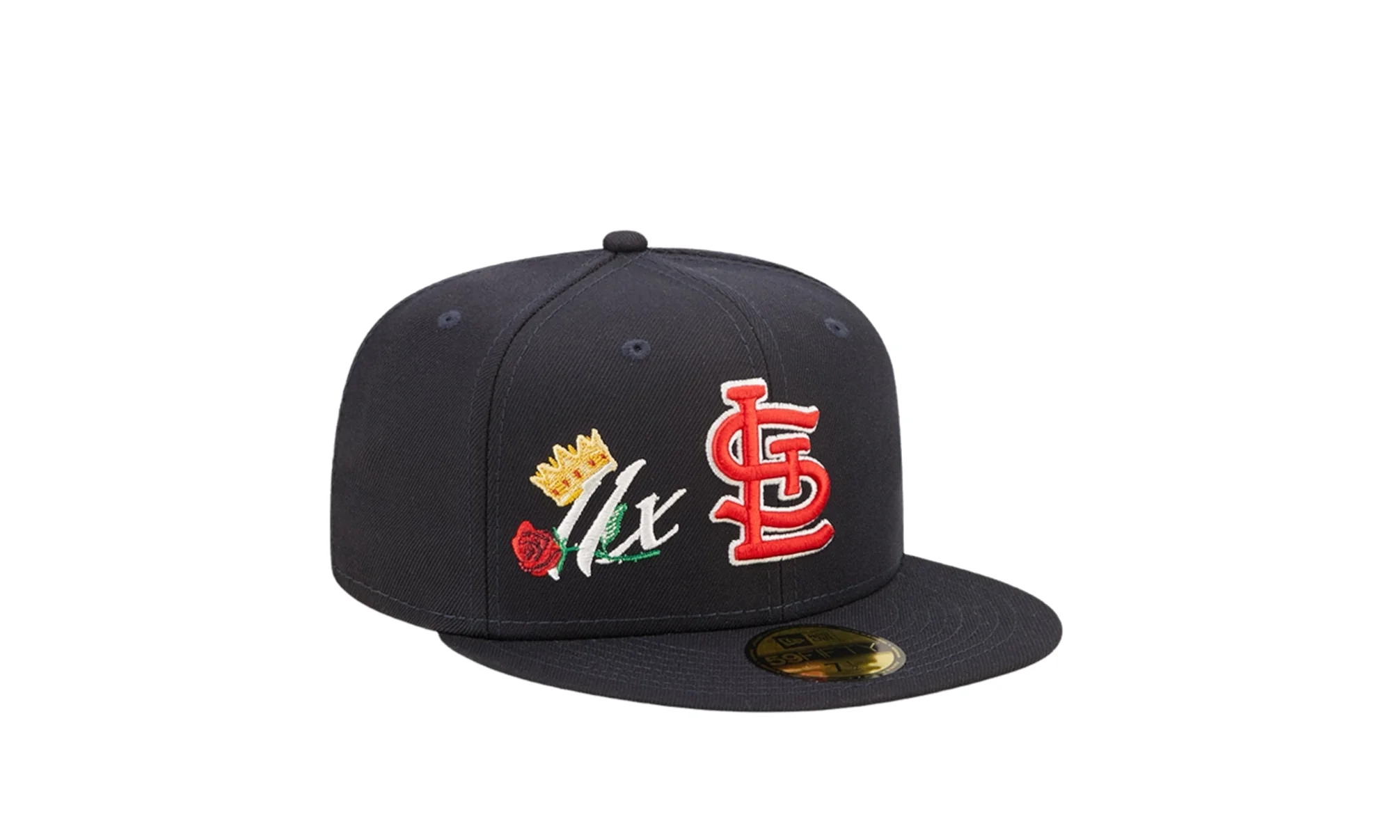 59Fifty MLB St. Louis Cardinals 11X Champs Fitted Hat "Navy" 60243474 - Image 2
