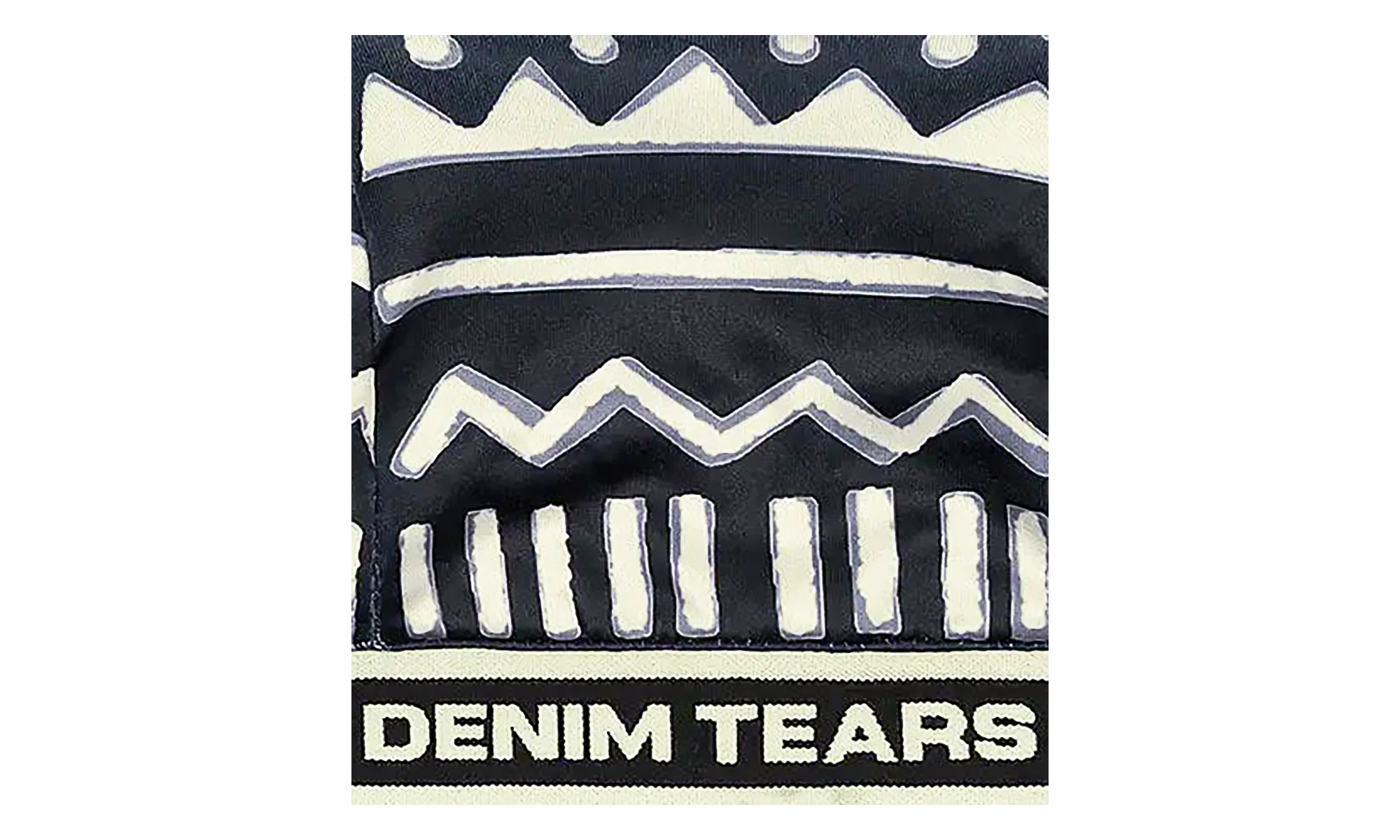 5Q Mudcloth Skully Hat "Black" DT432 - Image 2