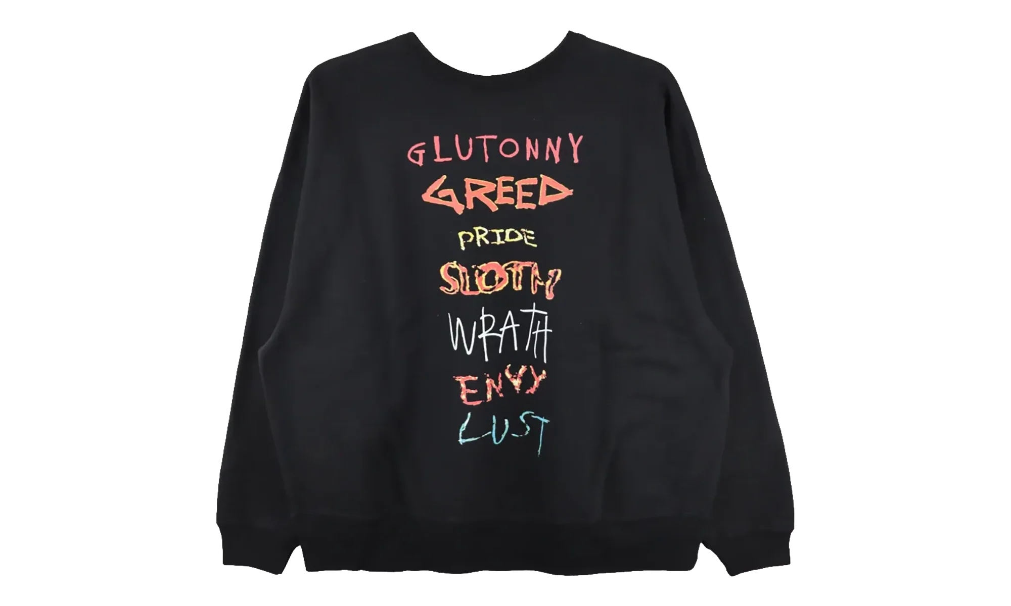 7 Deadly Crewneck Sweatshirt "Black" SMHR80000044 - Image 2