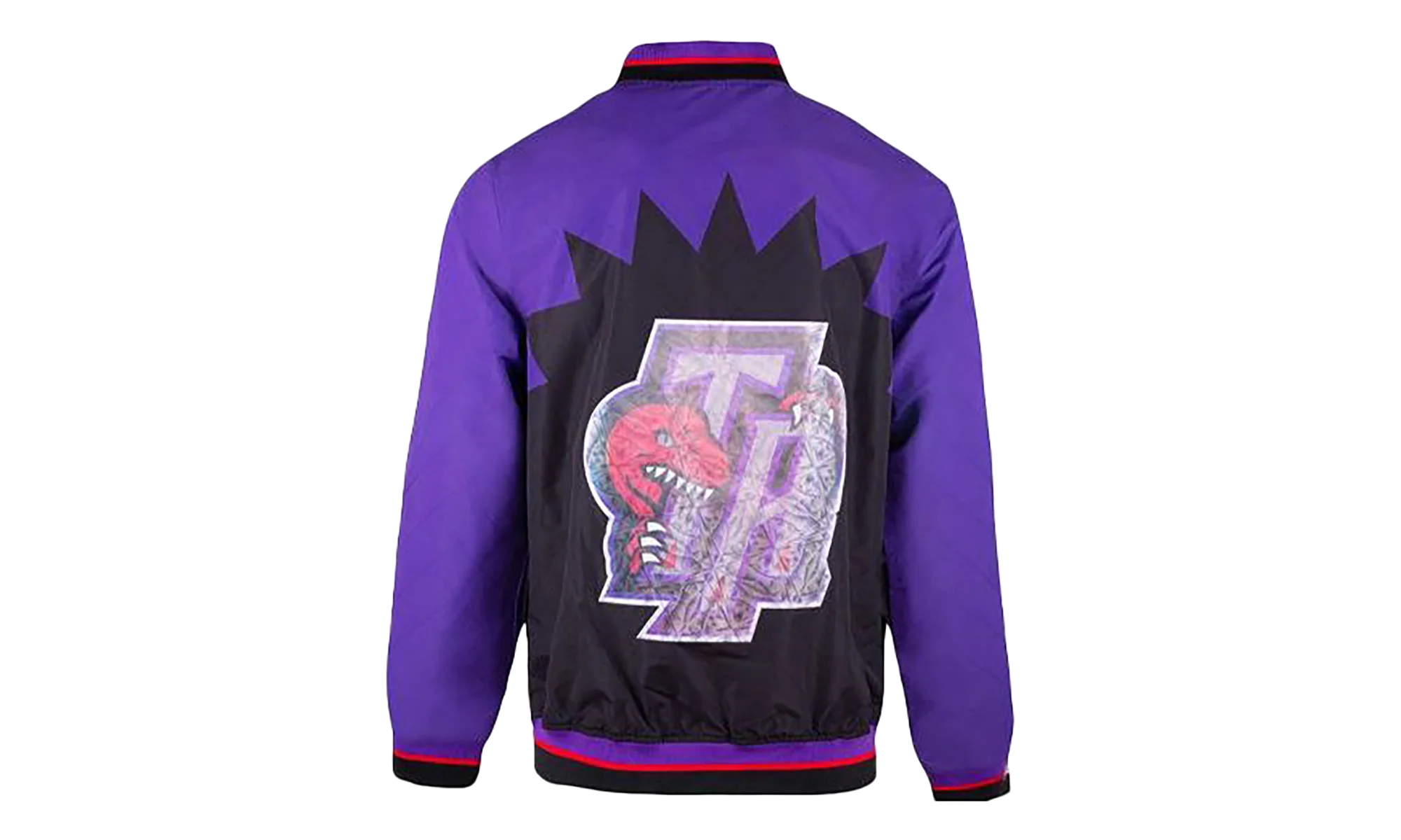 75th Anniversary Warm Up Jacket "Toronto Raptors" OJBF1201-TRAYYPPPBLCK - Image 2