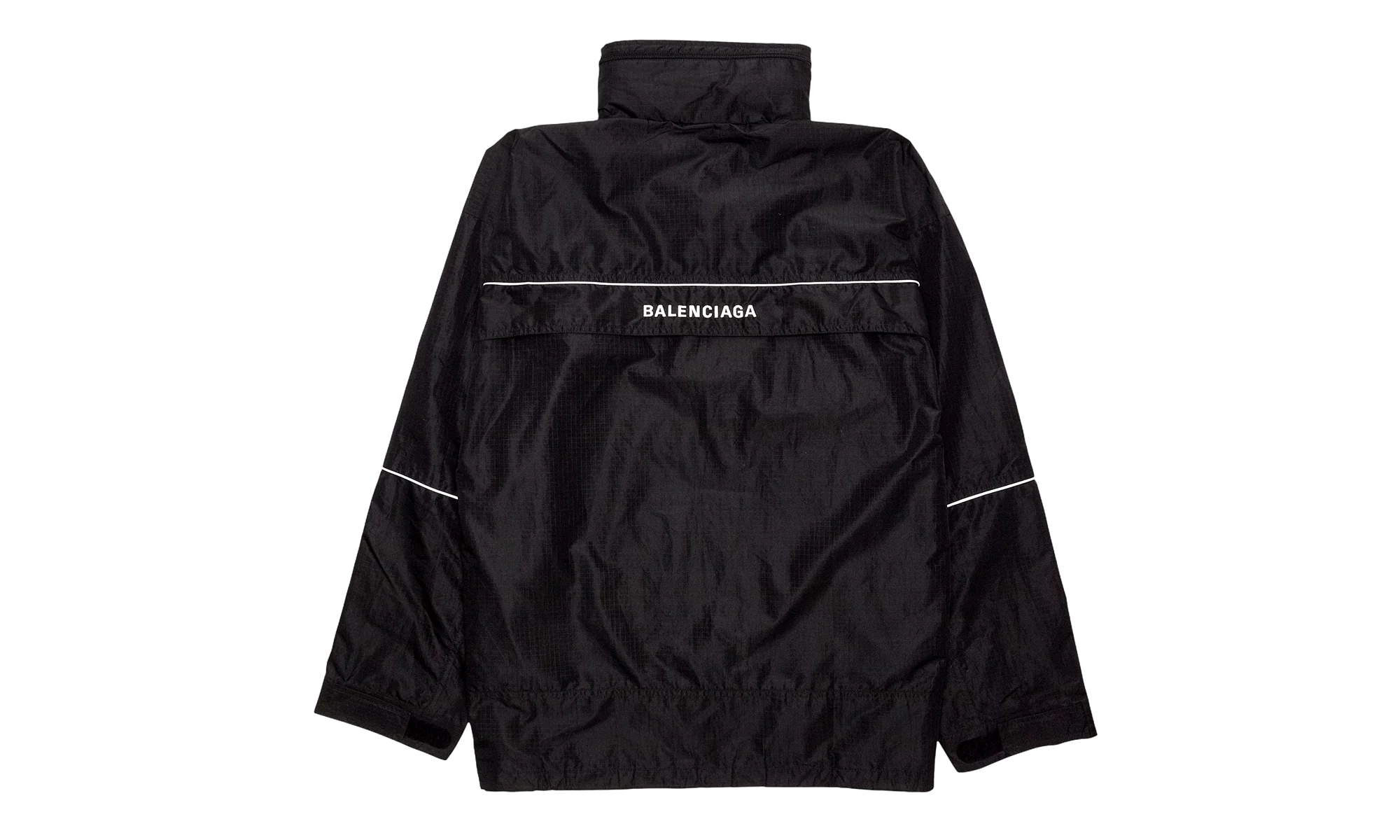 80s Ripstop Logo Windbreaker Jacket "Black" 556229 TYD33 1000 - Image 2