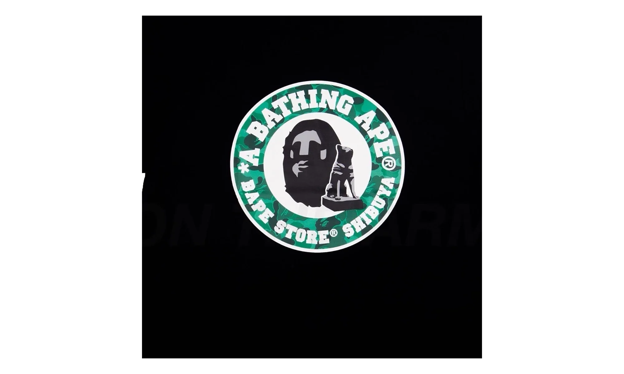 A Bathing Ape 'Shibuya' Tee "Black" RA 1094 - Image 2
