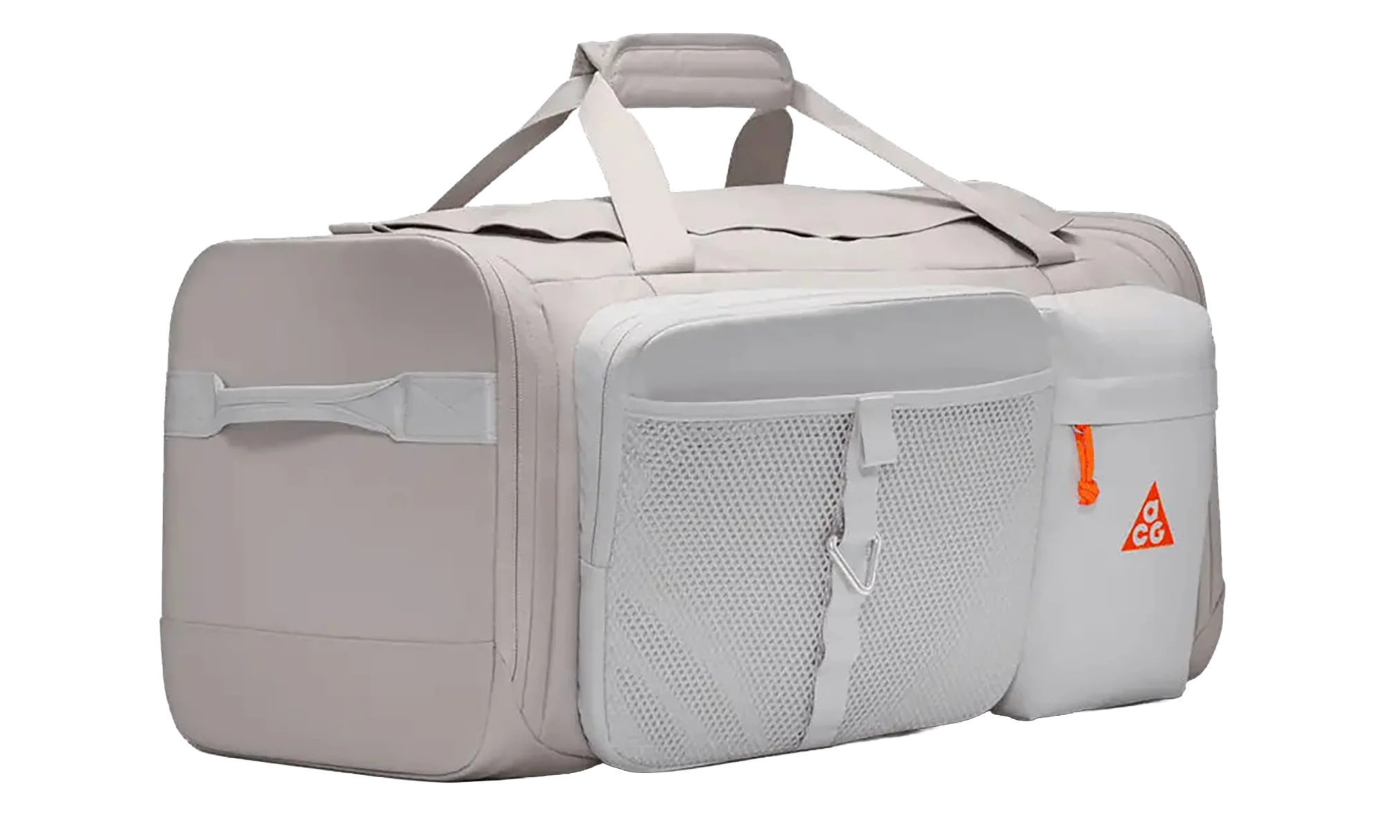 ACG "DAYMAX" Duffel Bag (60L) "College Grey Safety Orange" HJ8185 009 - Image 2