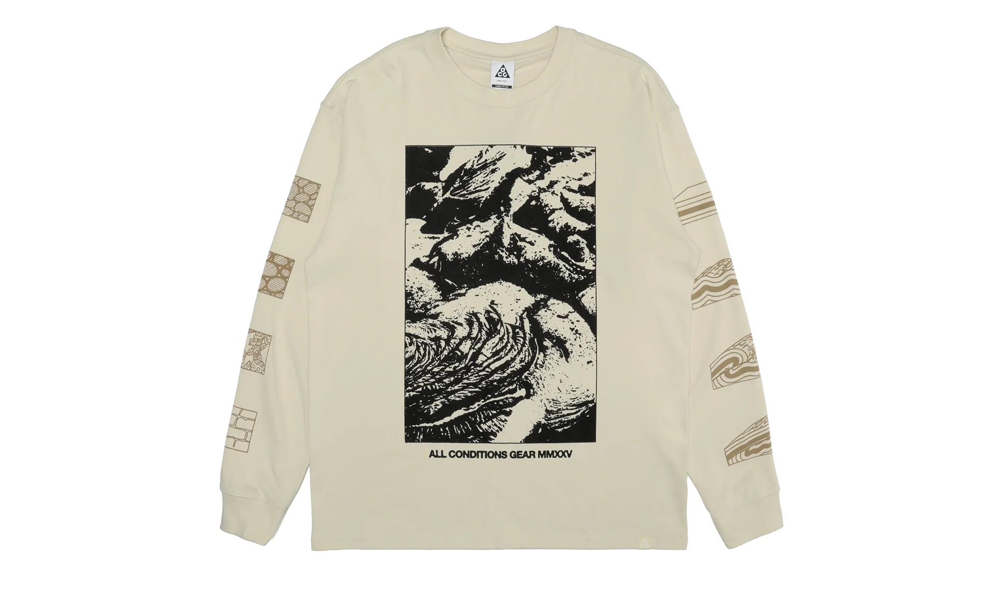 ACG Rocks Graphic Long-Sleeve Tee "Light Khaki" HV2178 229
