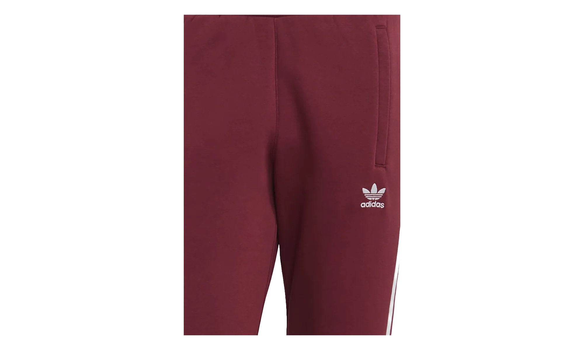 ADICOLOR 3-STRIPES SWEATPANT JOGGERS "MAROON" JM6136 - Image 2