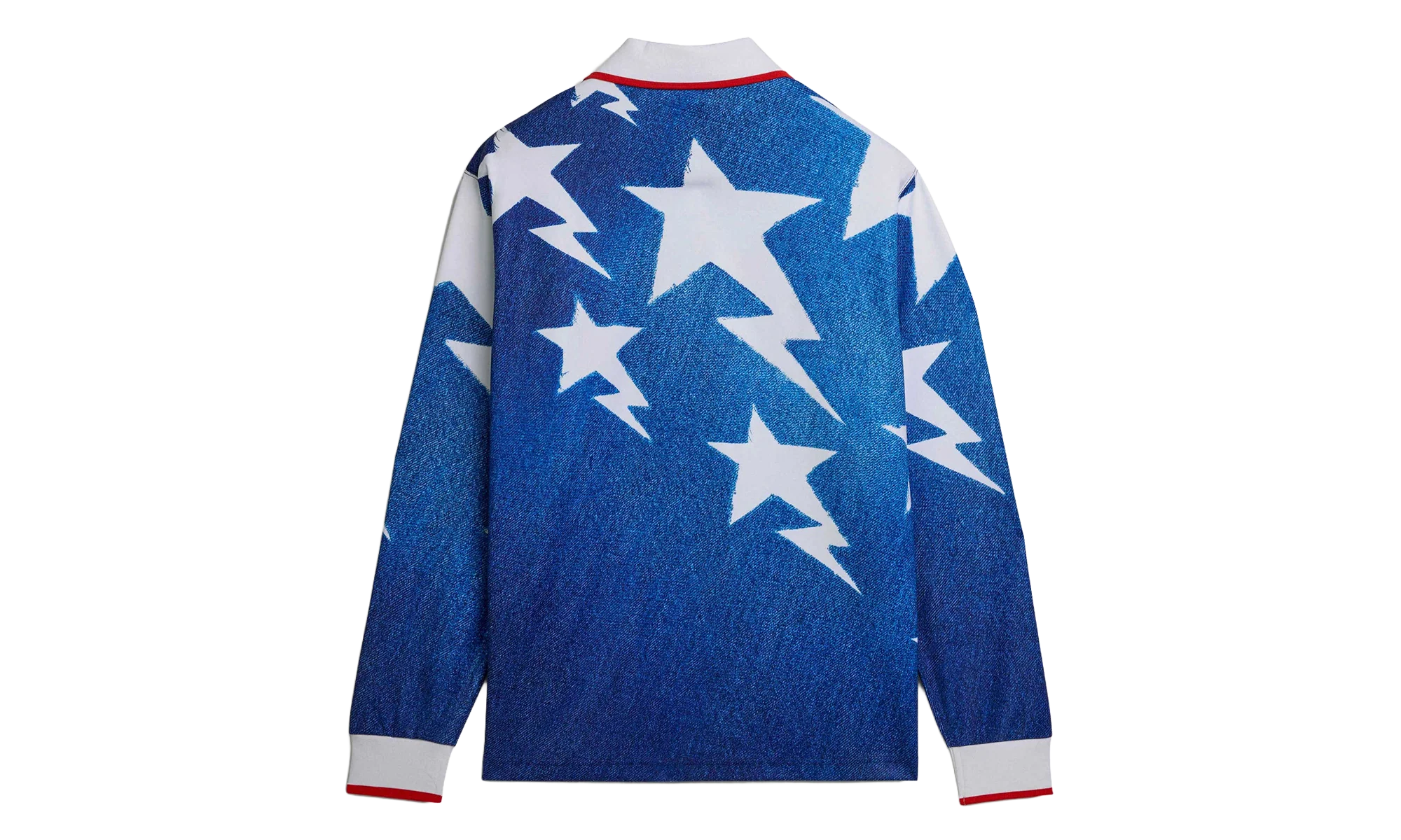 Adidas x BAPE LSL Star Jersey "Medium Blue Denim" KF4913 - Image 2