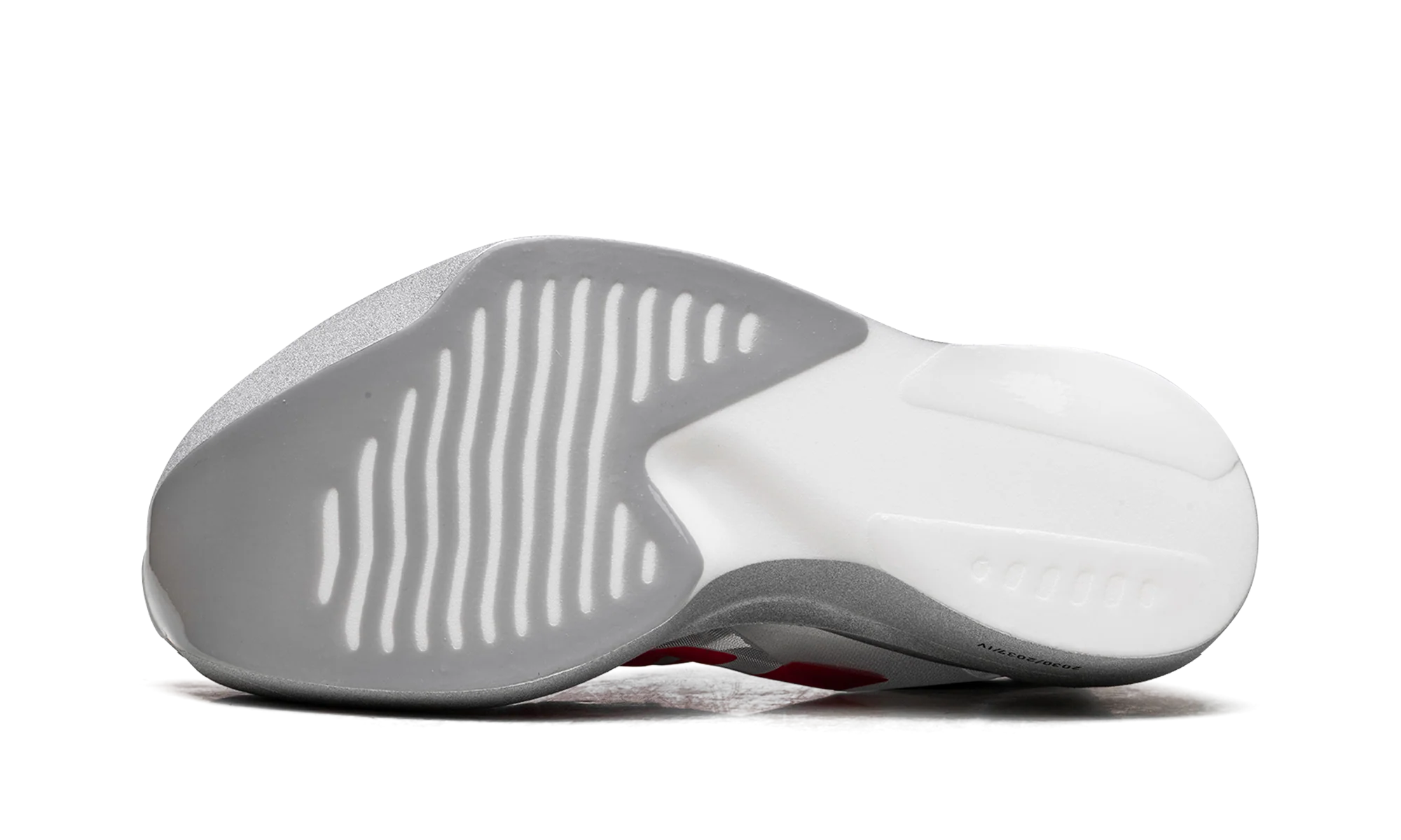 Adizero Adios Pro Evo 2 "Silver Metallic/Lucid Red/Grey Two" JR7259 - Image 5