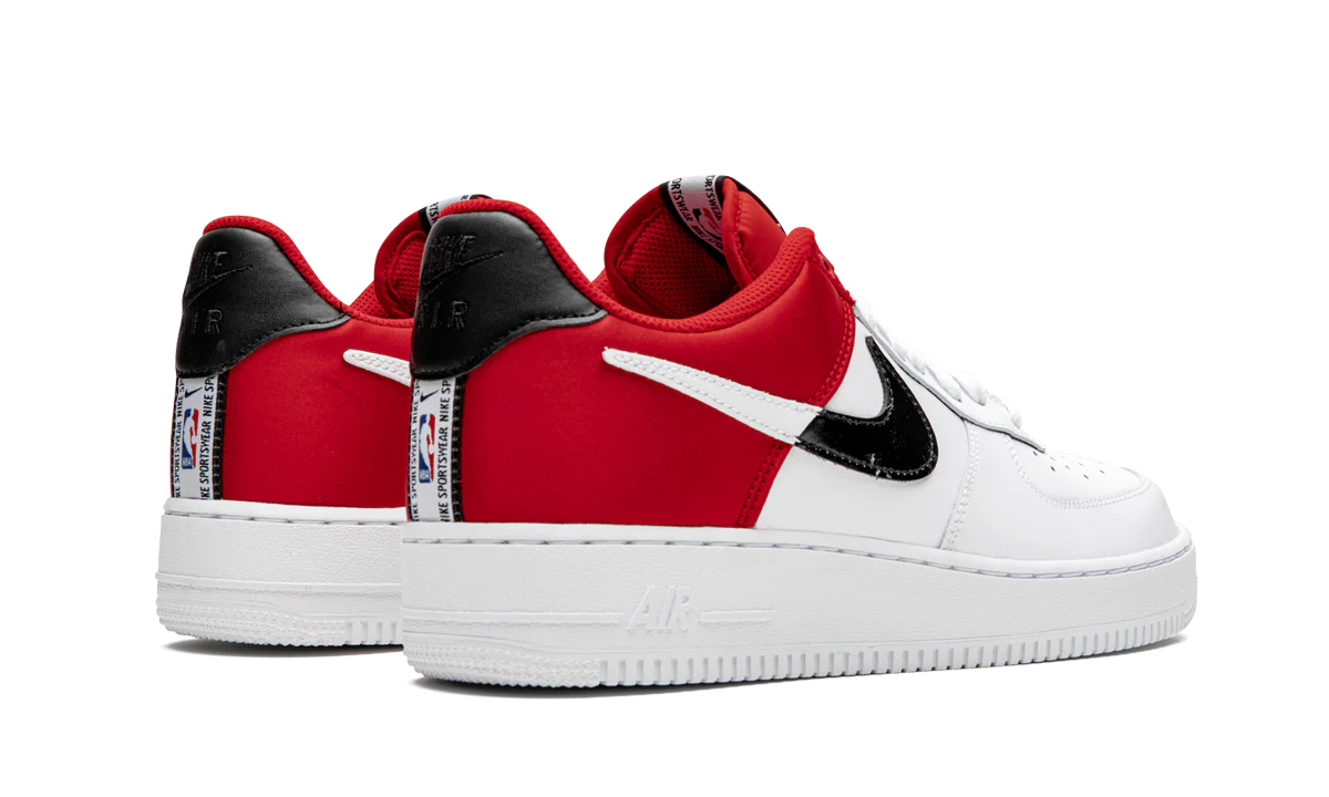 Air Force 1 '07 LV8 1 "NBA - White/Red/Black" BQ4420 600 - Image 3