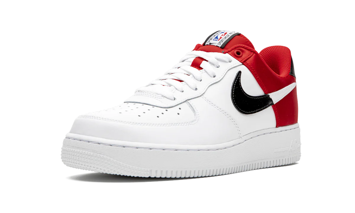 Air Force 1 '07 LV8 1 "NBA - White/Red/Black" BQ4420 600 - Image 4