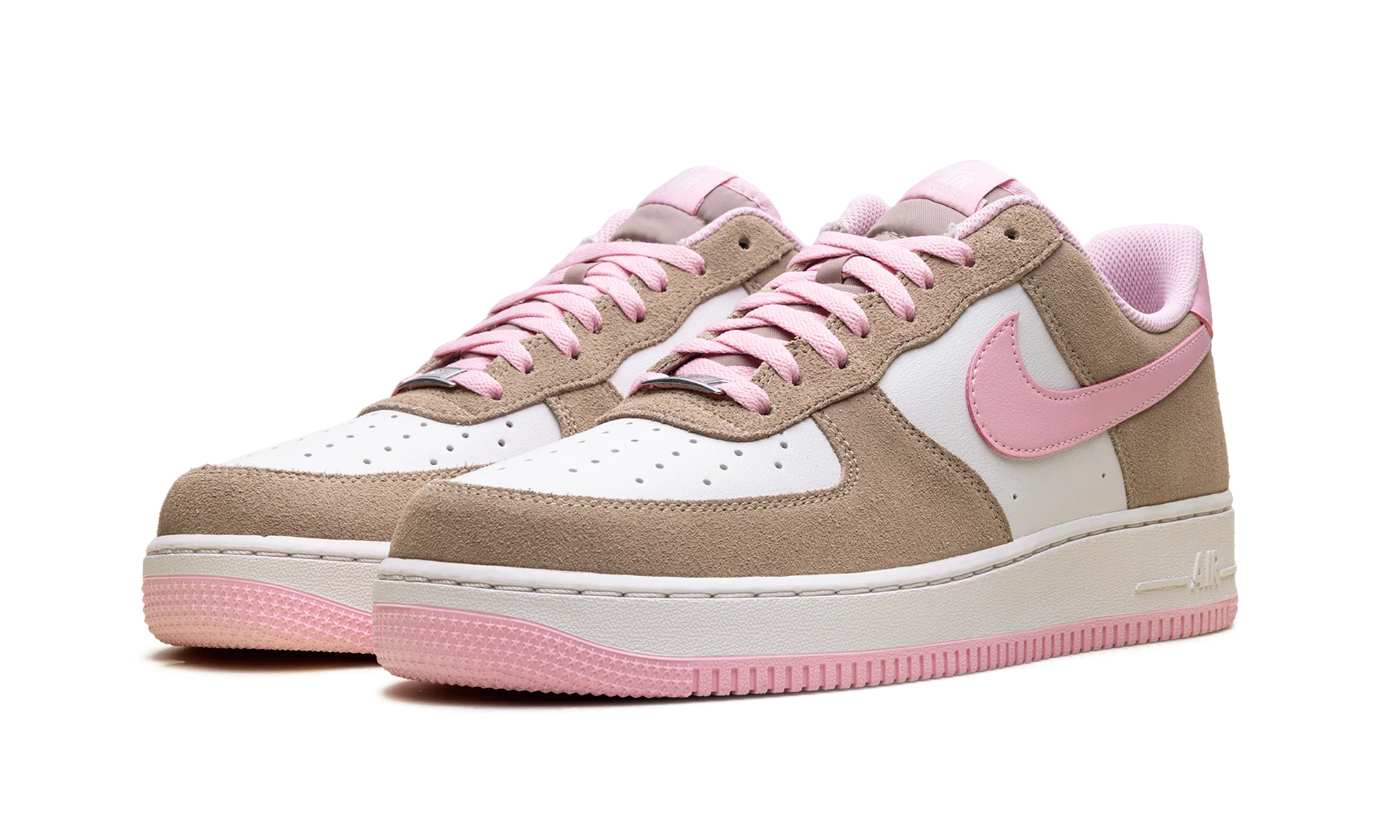Air Force 1 '07 LV8 "Rattan Phantom / Medium Soft Pink" FQ8714 202 - Image 2