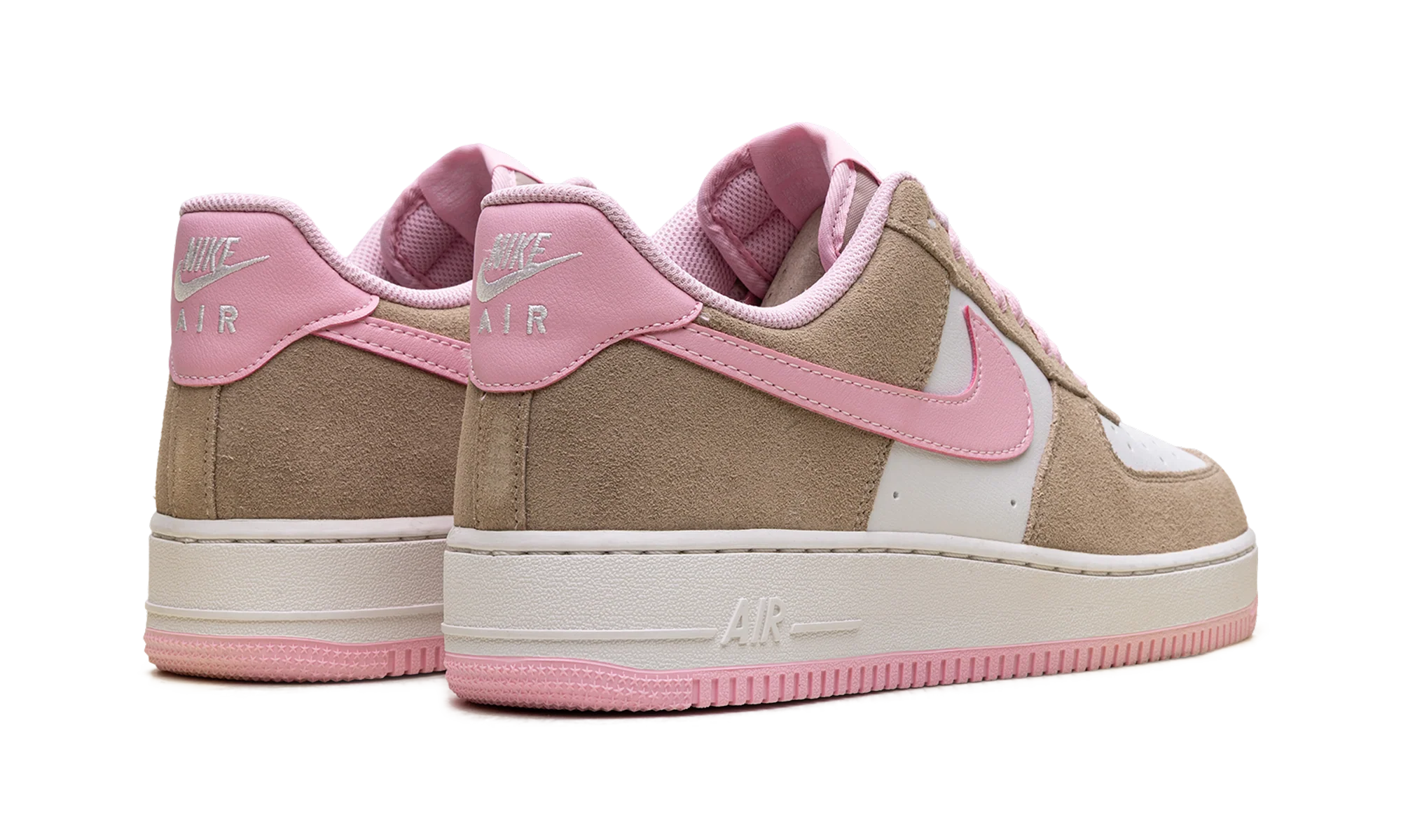 Air Force 1 '07 LV8 "Rattan Phantom / Medium Soft Pink" FQ8714 202 - Image 3