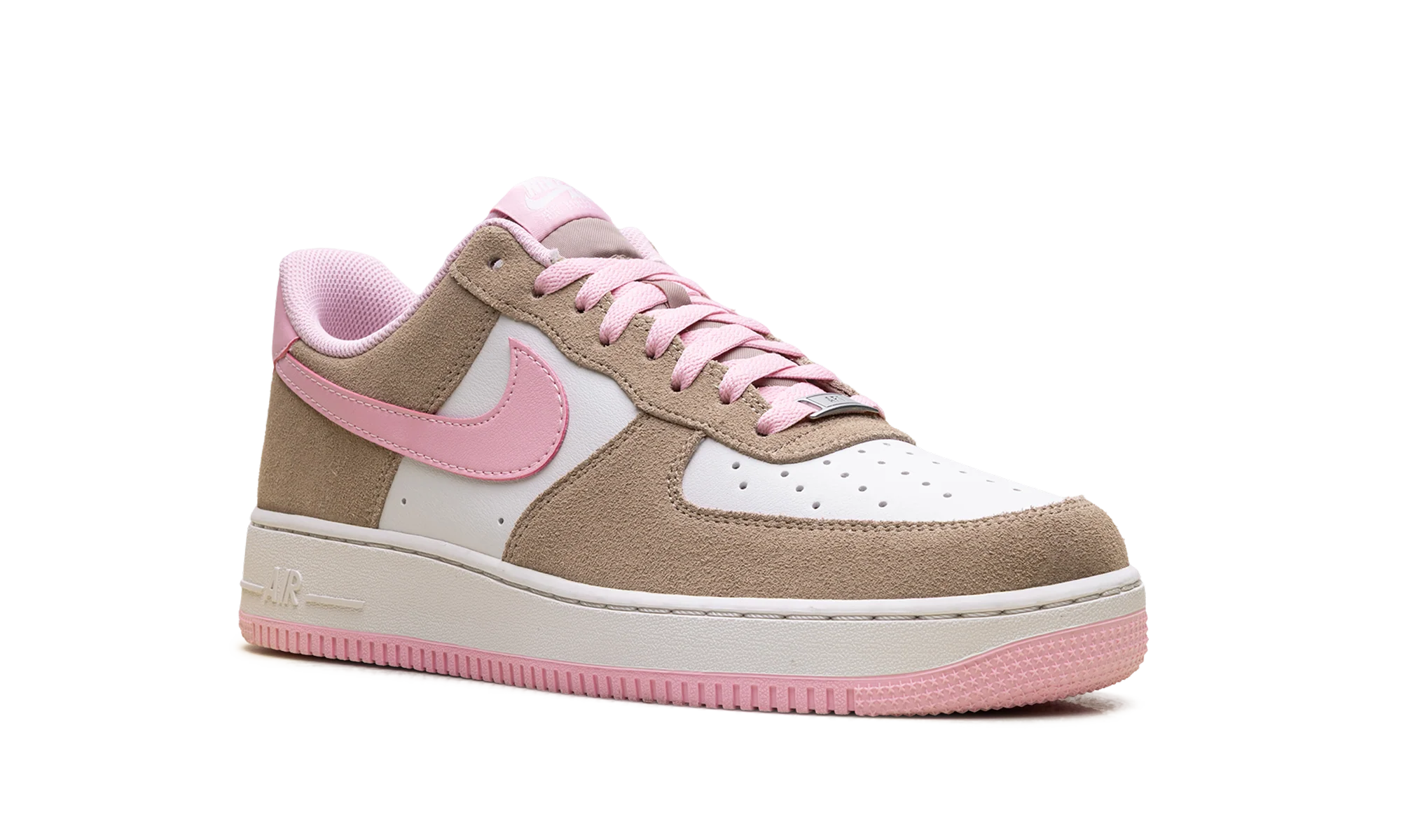 Air Force 1 '07 LV8 "Rattan Phantom / Medium Soft Pink" FQ8714 202 - Image 7