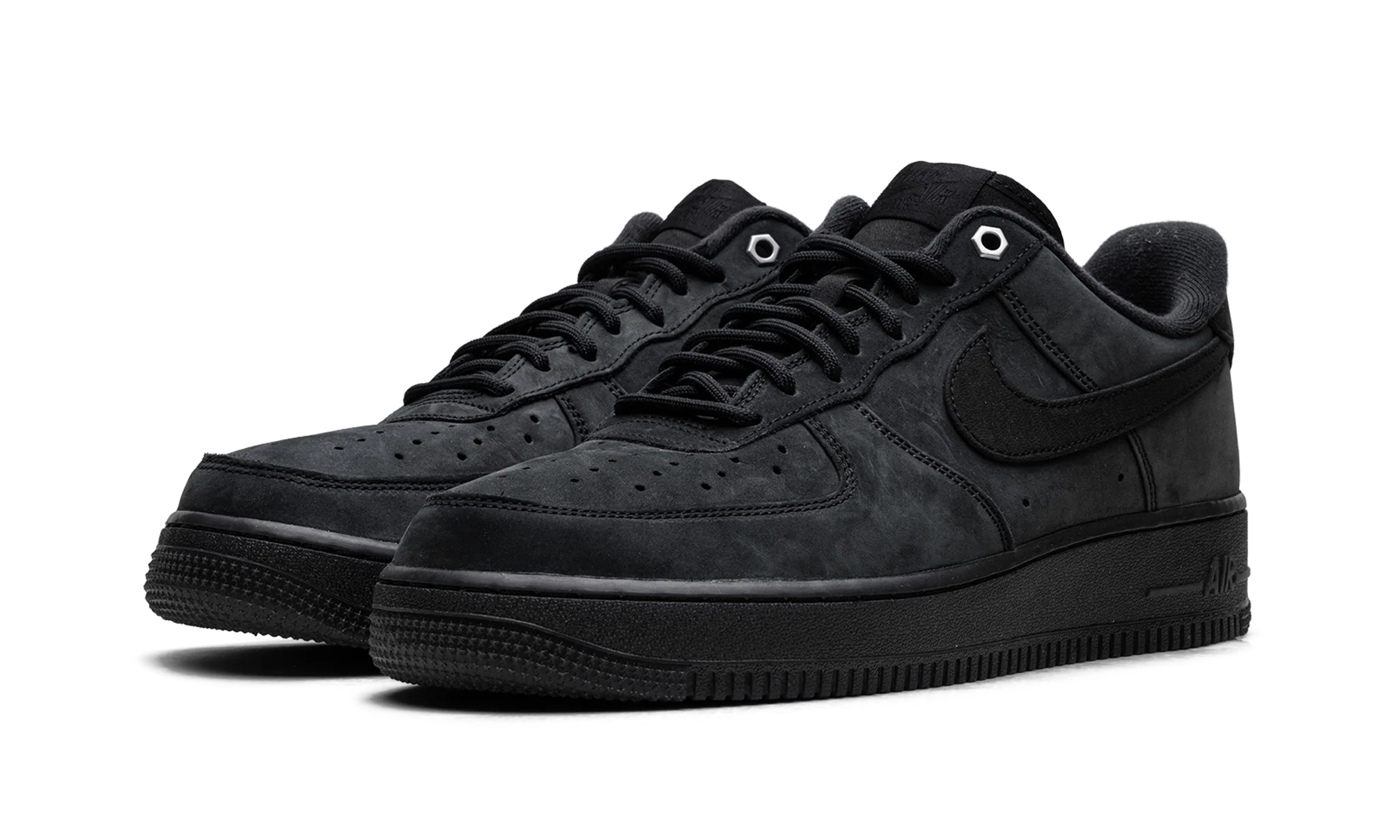 Air Force 1 Low '07 WB "Triple Black Nubuck" CJ9179 001 - Image 2