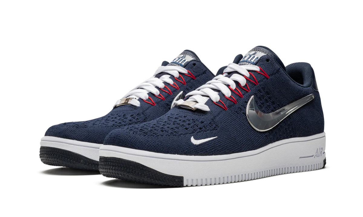 Air Force 1 Ultra Flyknit Low NE QS "Patriots 6x Champs" CU9335 400 - Image 2