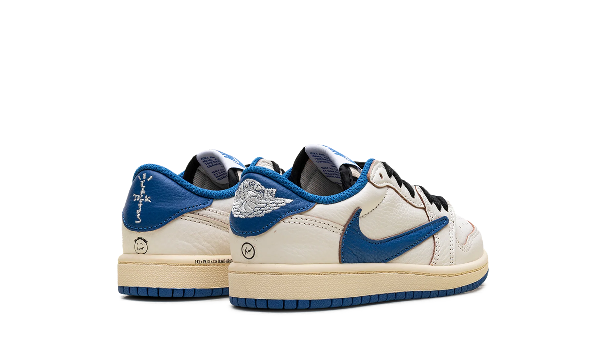 Air Jordan 1 Low PS "Travis Scott - Fragment - Sail" DO5442 104 - Image 3