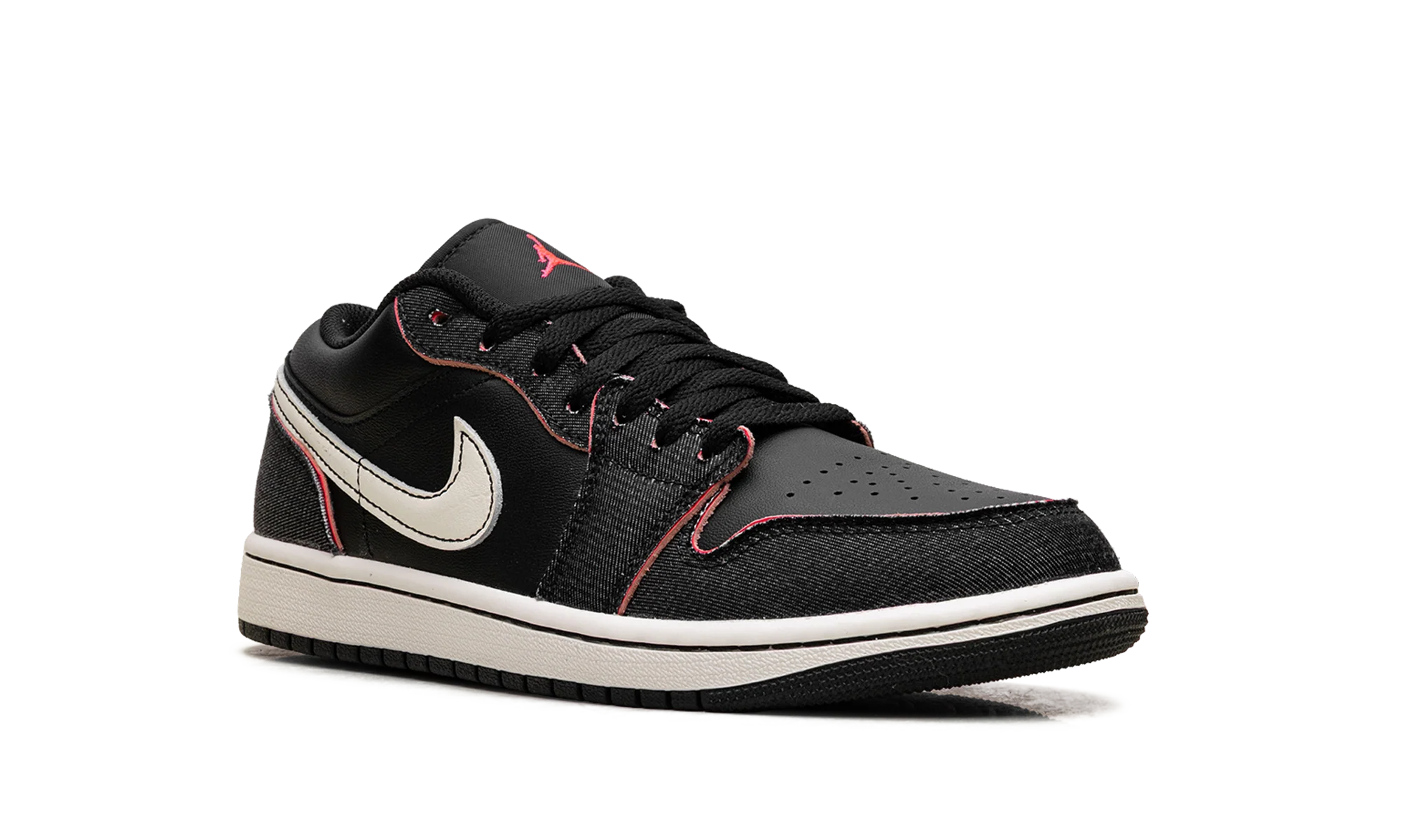 Air Jordan 1 Low SE "Black/Black/Racer Pink/Pale Ivory" IR0842 010 - Image 6