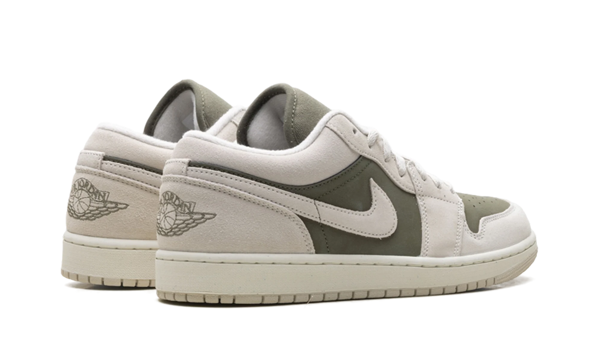 Air Jordan 1 Low SE "Medium Olive Sail" HV4089 201 - Image 3