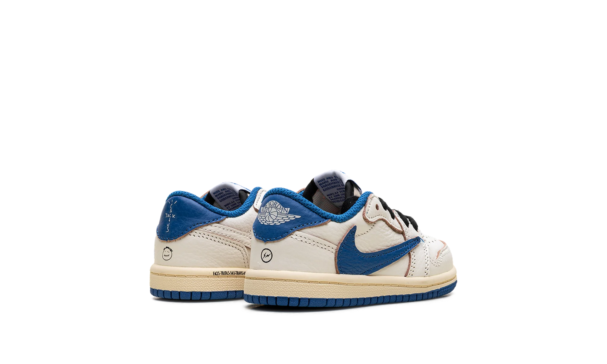 Air Jordan 1 Low TD "Travis Scott - Fragment - Sail" DO5441 104 - Image 3