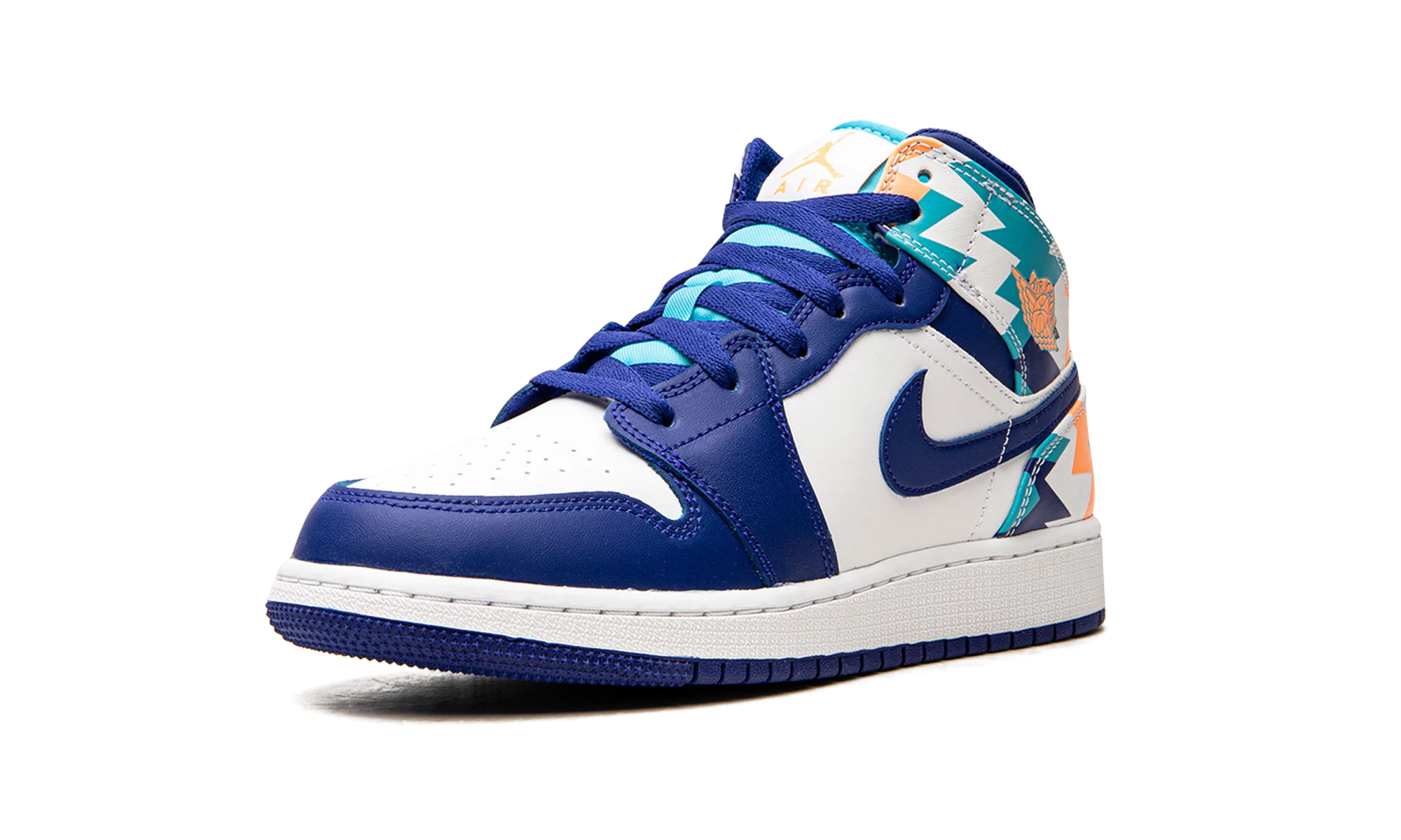 Air Jordan 1 Mid GS "Geometric Print" 555112 105 - Image 4