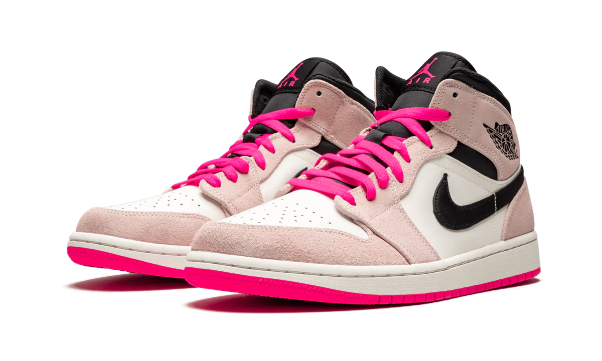 Air Jordan 1 Mid SE "Crimson Tint/Hyper Pink" 852542 801 - Image 2