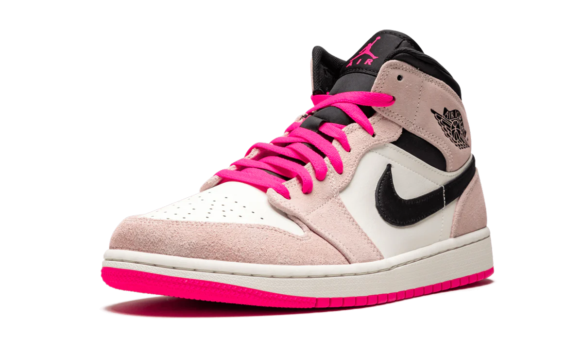 Air Jordan 1 Mid SE "Crimson Tint/Hyper Pink" 852542 801 - Image 4