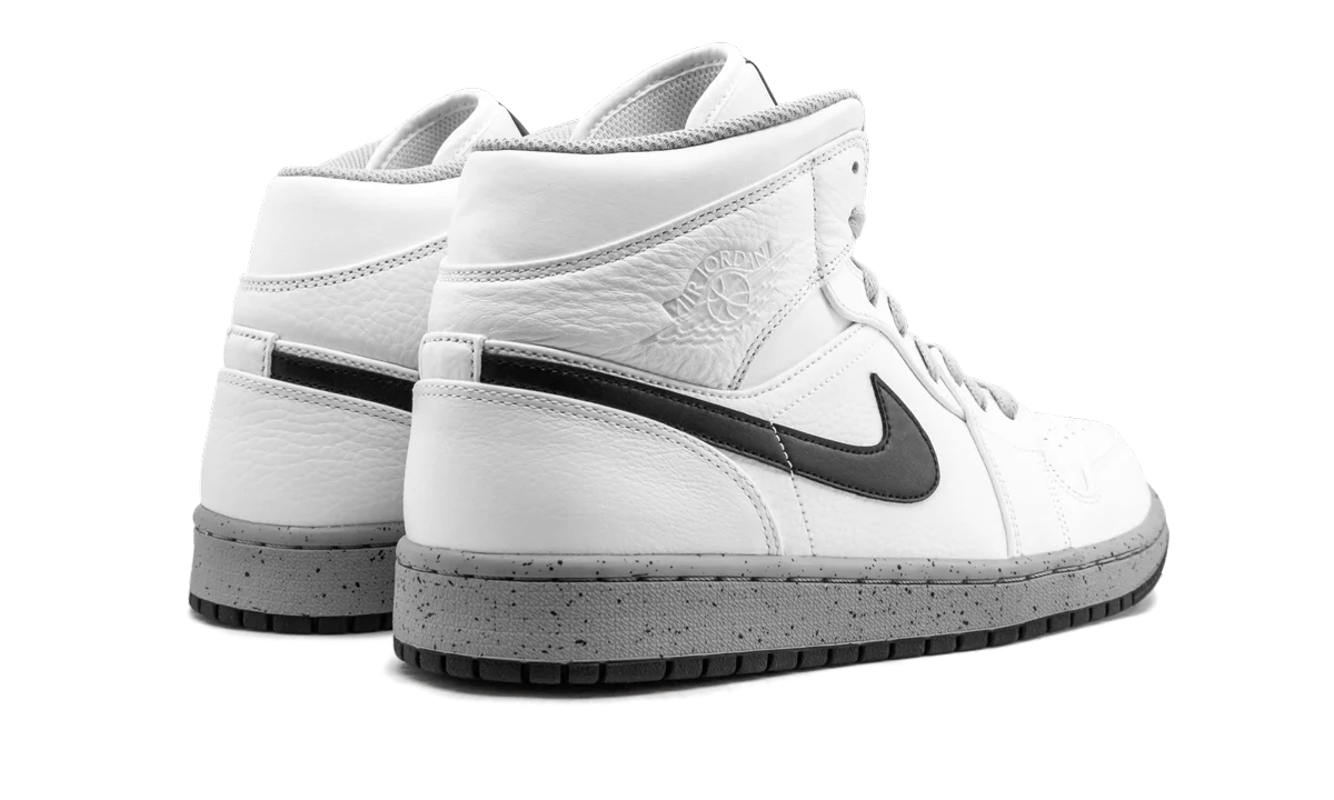 Air Jordan 1 Mid "White/Cement" 554724 115 - Image 3