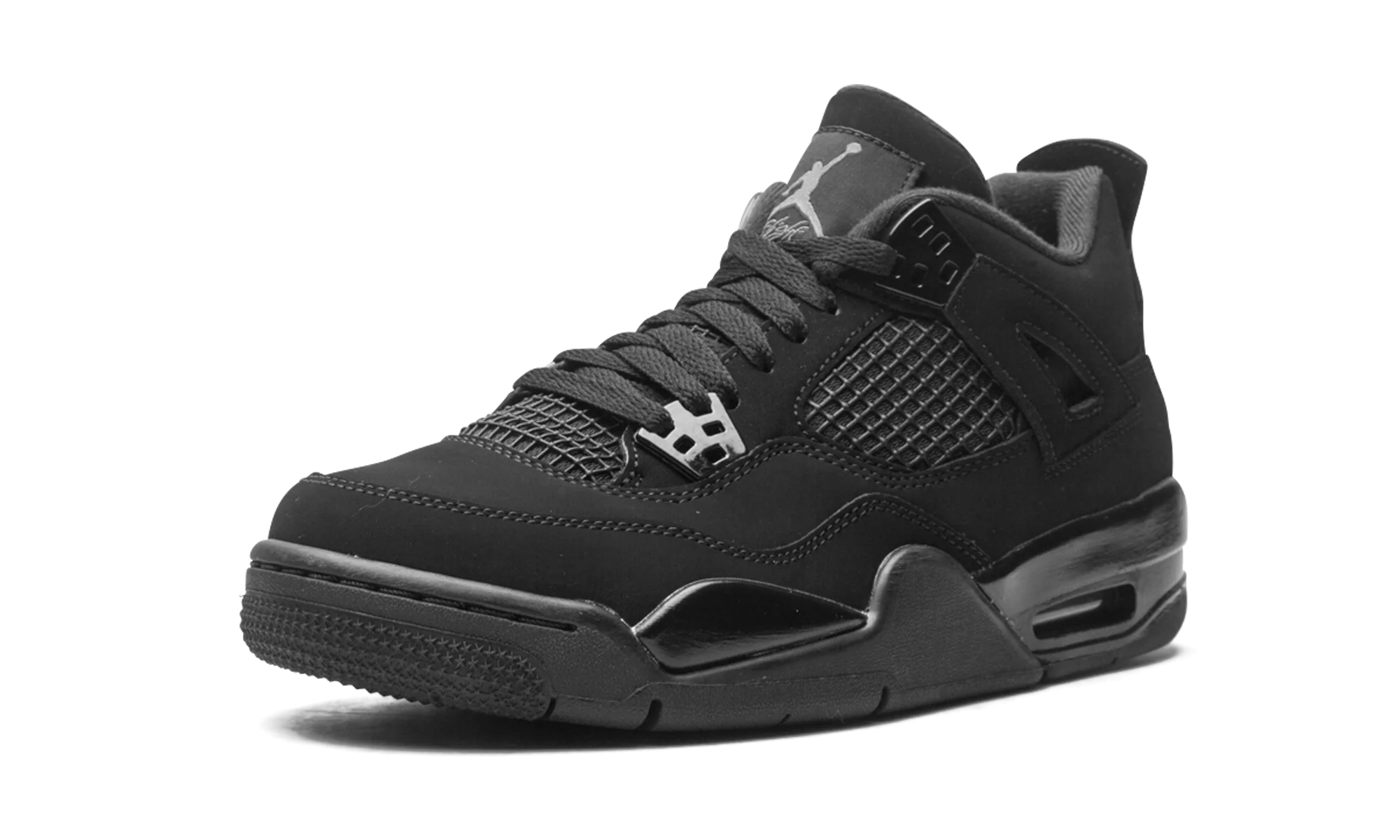 Air Jordan 4 Retro GS "Black Cat" 408452 010 - Image 4