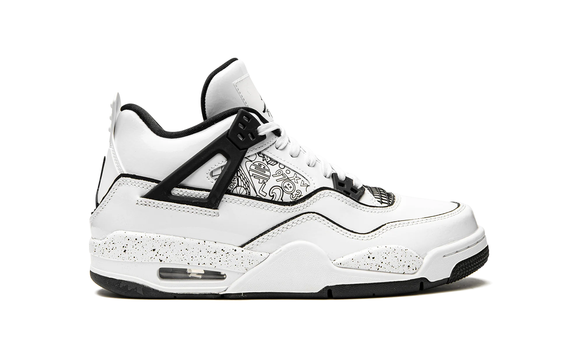 Air Jordan 4 Retro GS "DIY" DC4101 100 - Image 6