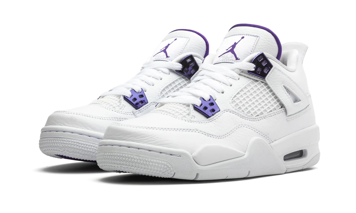 Air Jordan 4 Retro GS "Metallic Pack - Purple" - Image 2