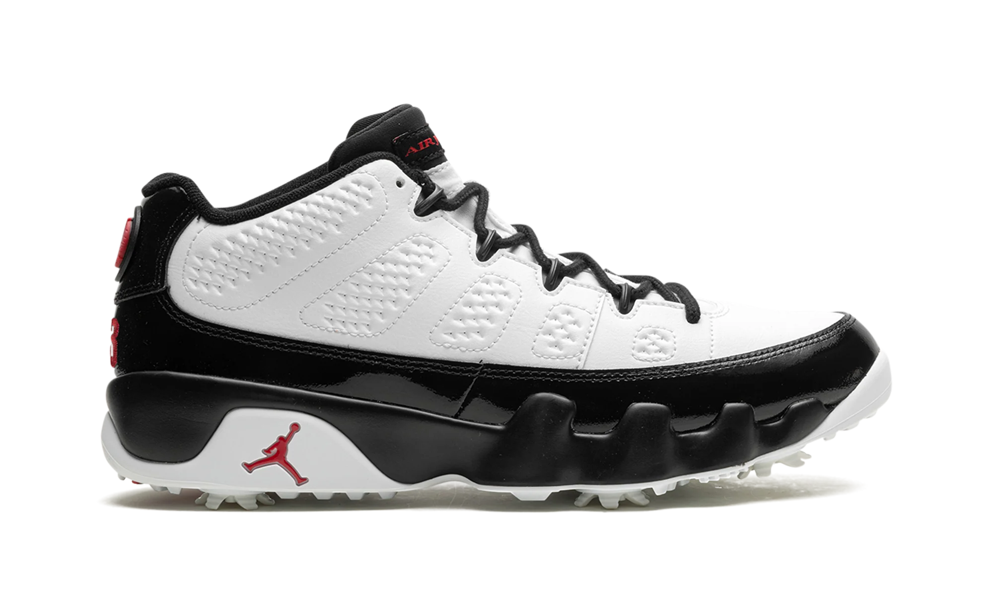 Air Jordan 9 Golf "White Black" FJ5934 100 - Image 6