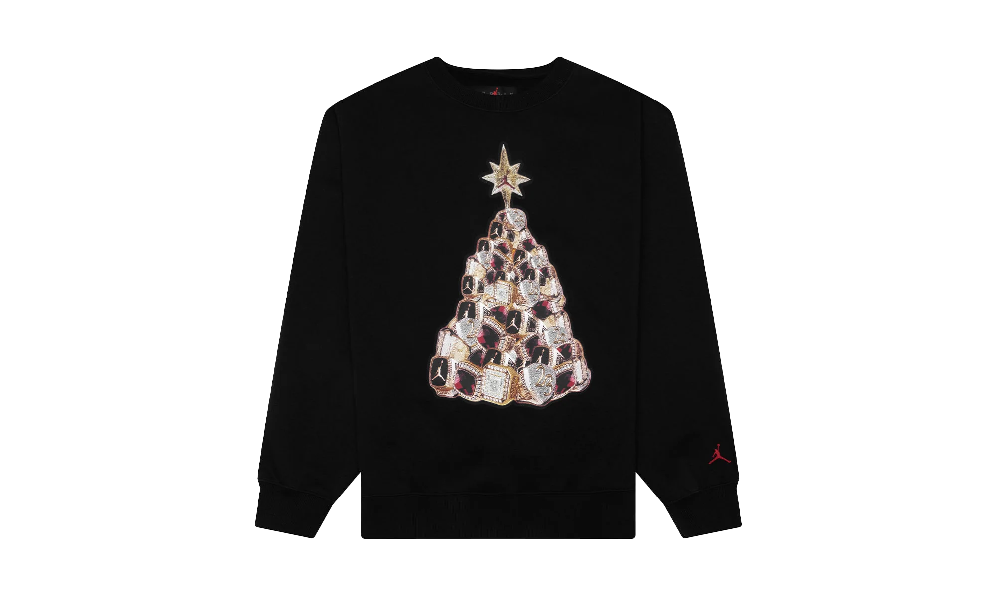 Air Jordan Crewneck "Holiday 2025 Rings Tree" HV1874 010