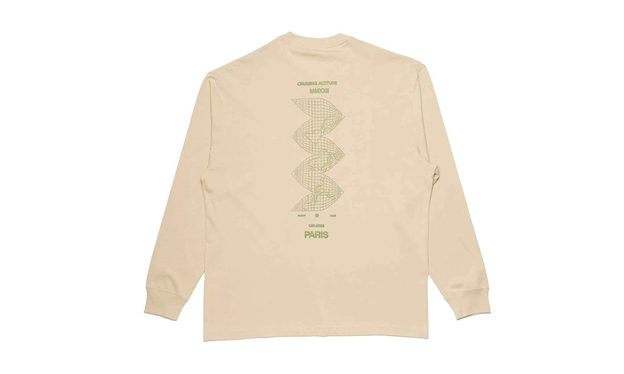 Air Jordan Flight Heritage 85 Graphic Crewneck "Rattan - Alligator" DV1476 206 - Image 2
