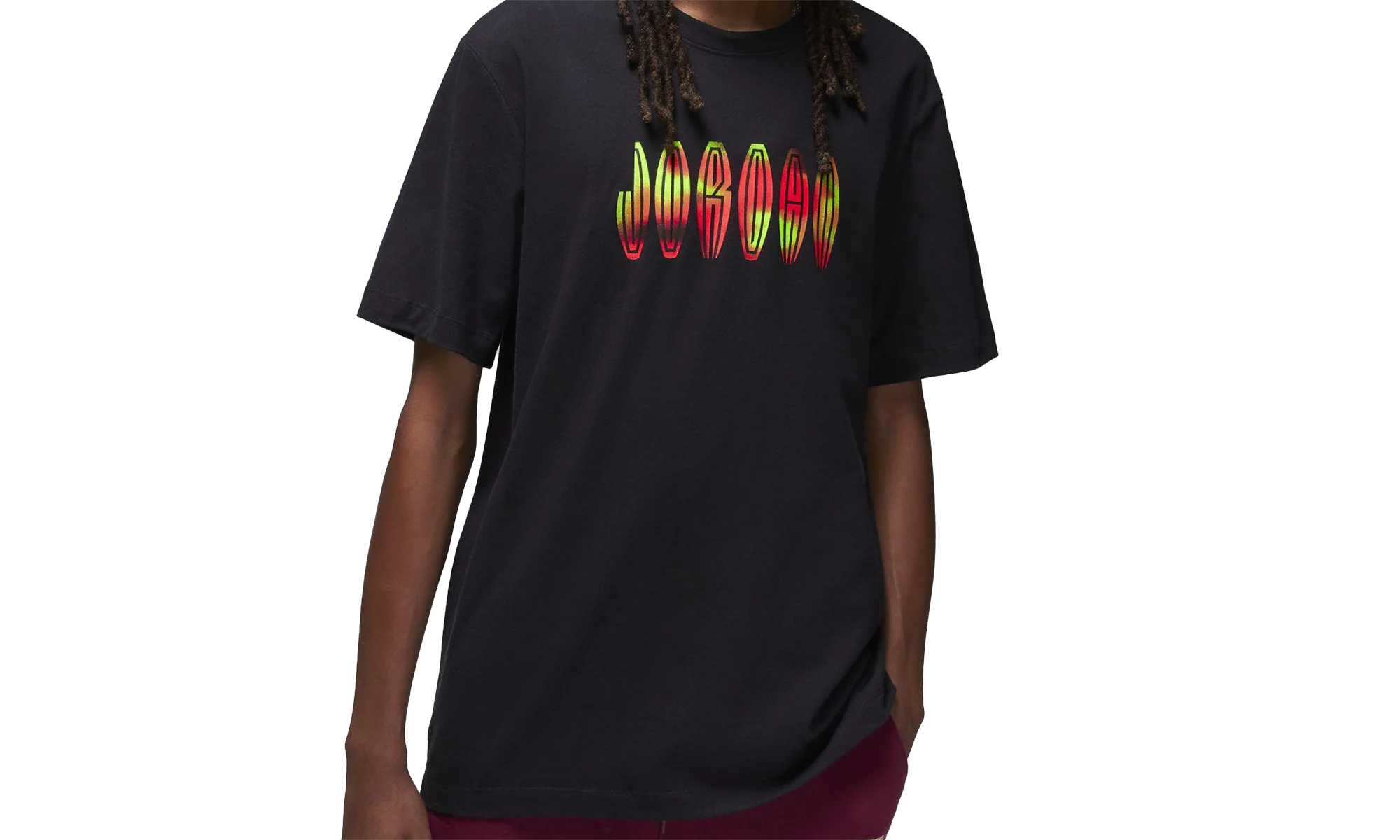 Air Jordan Flight Mvp T-Shirt "Black / Infrared 23 / Canyon Gold / Sail" DQ7366 011