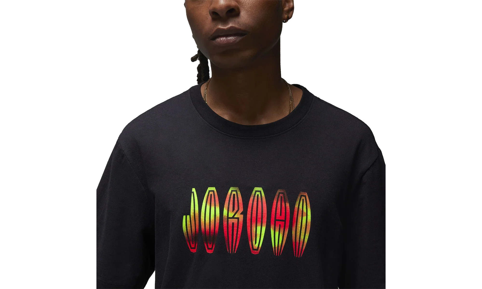 Air Jordan Flight Mvp T-Shirt "Black / Infrared 23 / Canyon Gold / Sail" DQ7366 011 - Image 2