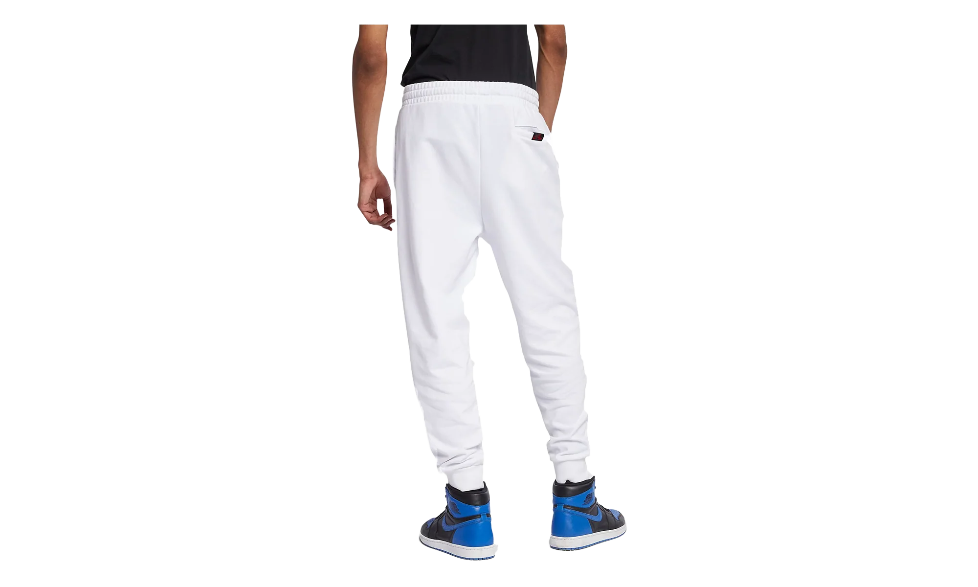 Air Jordan Jumpman Wings Classic Fleece Pants "White" BQ8470 100 - Image 2