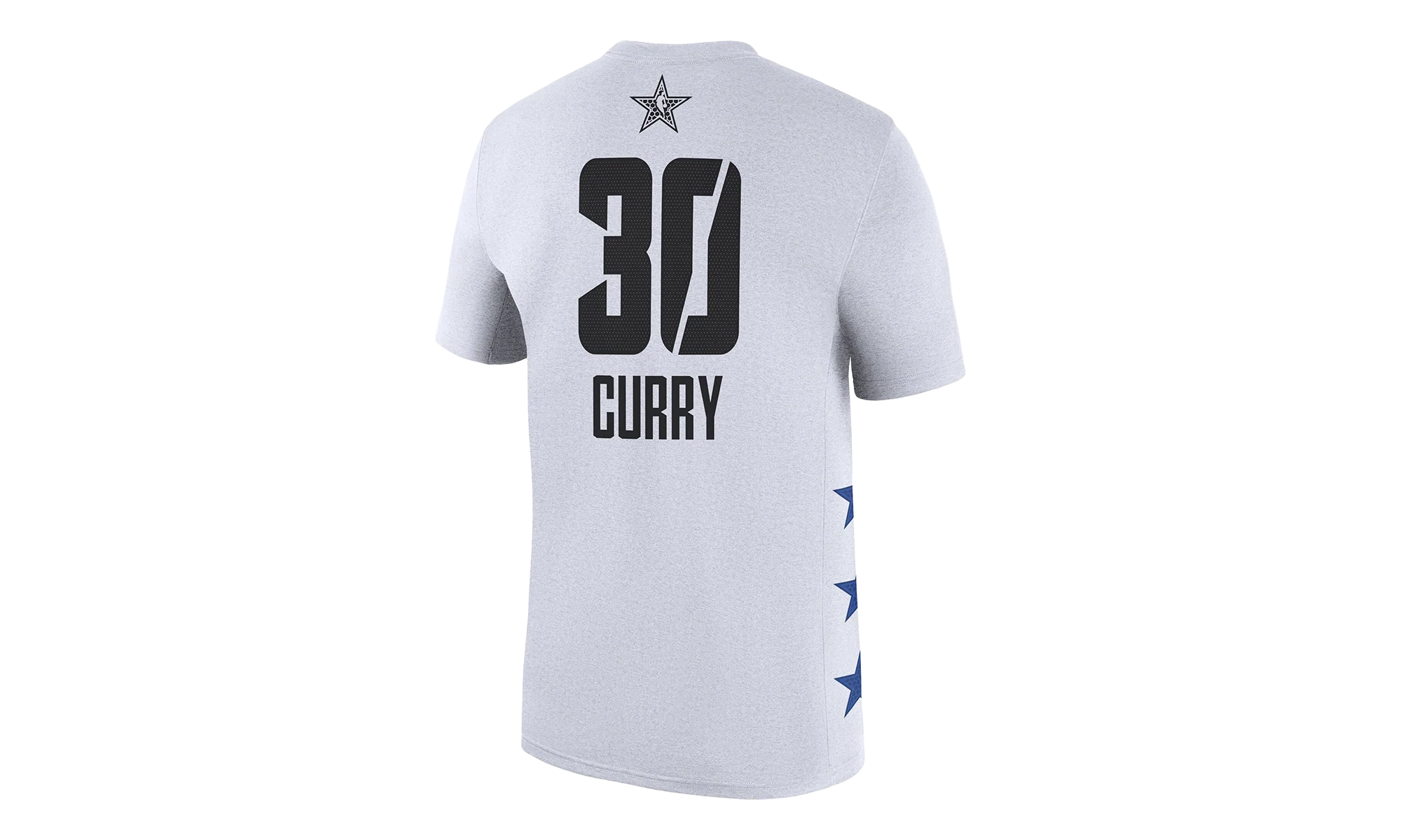 Air Jordan NBA GSW 2019 NBA All-Star T-Shirt "Stephen Curry - White" BQ2507 106 - Image 2
