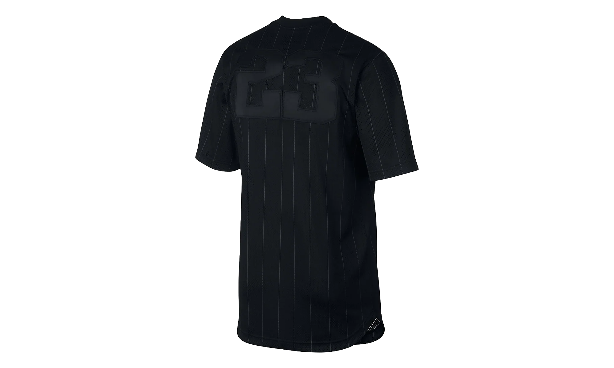 Air Jordan Retro 9 Sportswear Jersey Shirt "Black / Grey" AH9909 010 - Image 2