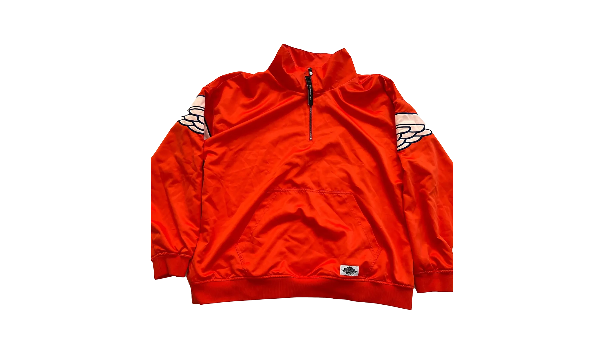 Air Jordan Wings Classic Pull-Over Men’s Jacket "Orange / Blue" AO0406 891