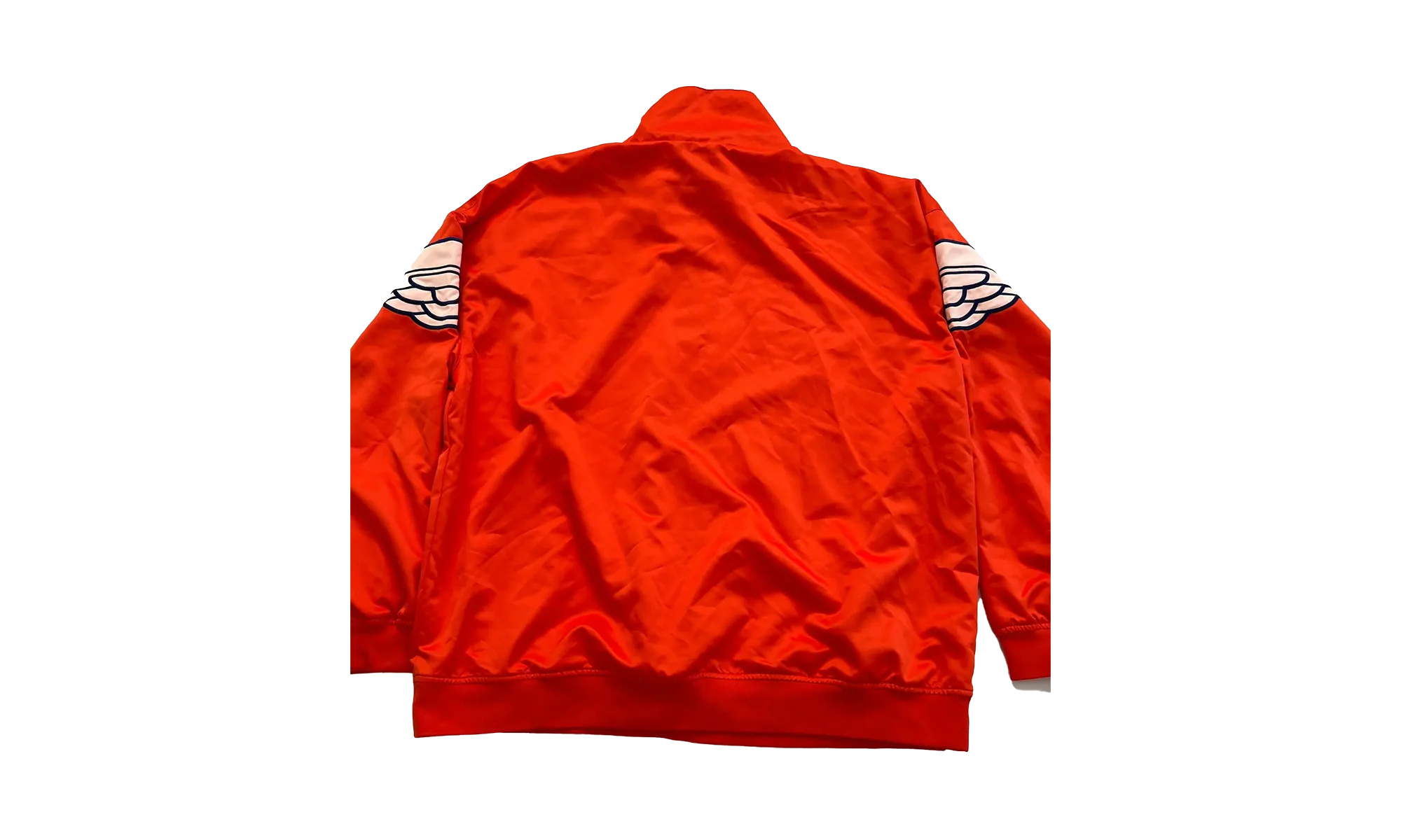 Air Jordan Wings Classic Pull-Over Men’s Jacket "Orange / Blue" AO0406 891 - Image 2