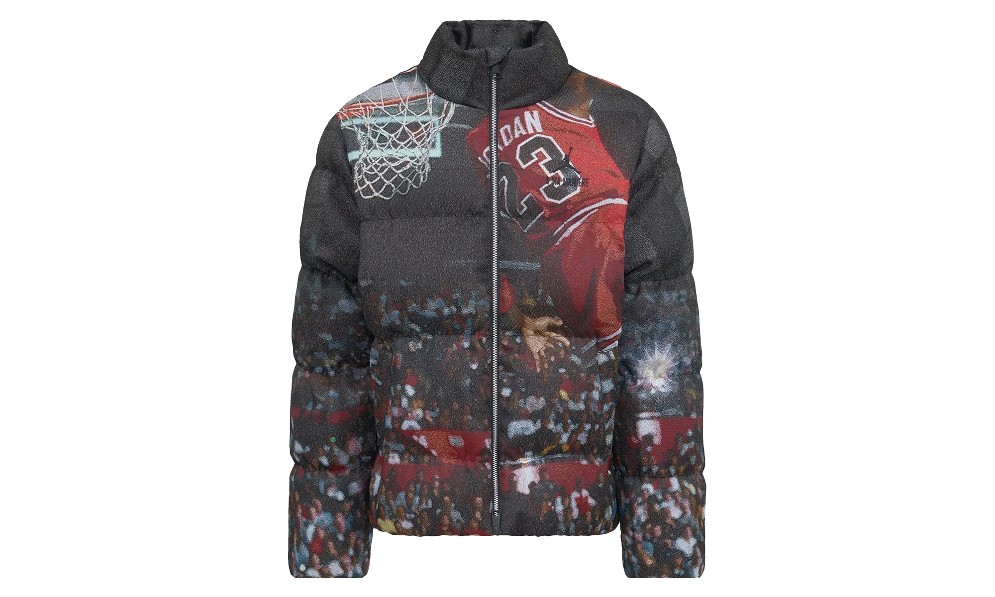 Air Jordan X A Ma Maniere All Over Print Puffer Jacquard Down Fill Jacket "Multicolor" DR1418 045